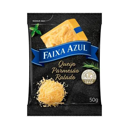 Queijo Parmesão Ralado Faixa Azul 50g