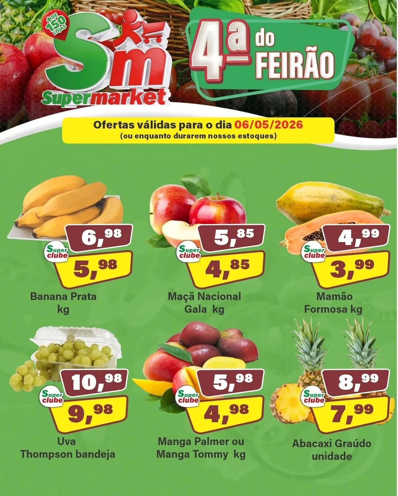 Encarte de Catálogo Floresta Supermercados 6 de maio até 6 de maio 2026 - Pagina 1