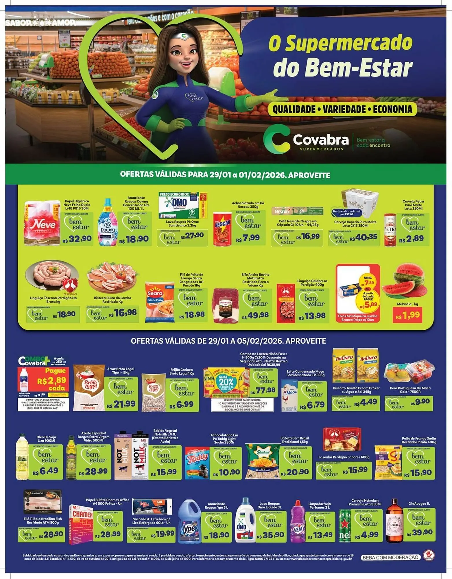 Catálogo Covabra Supermercados - 1