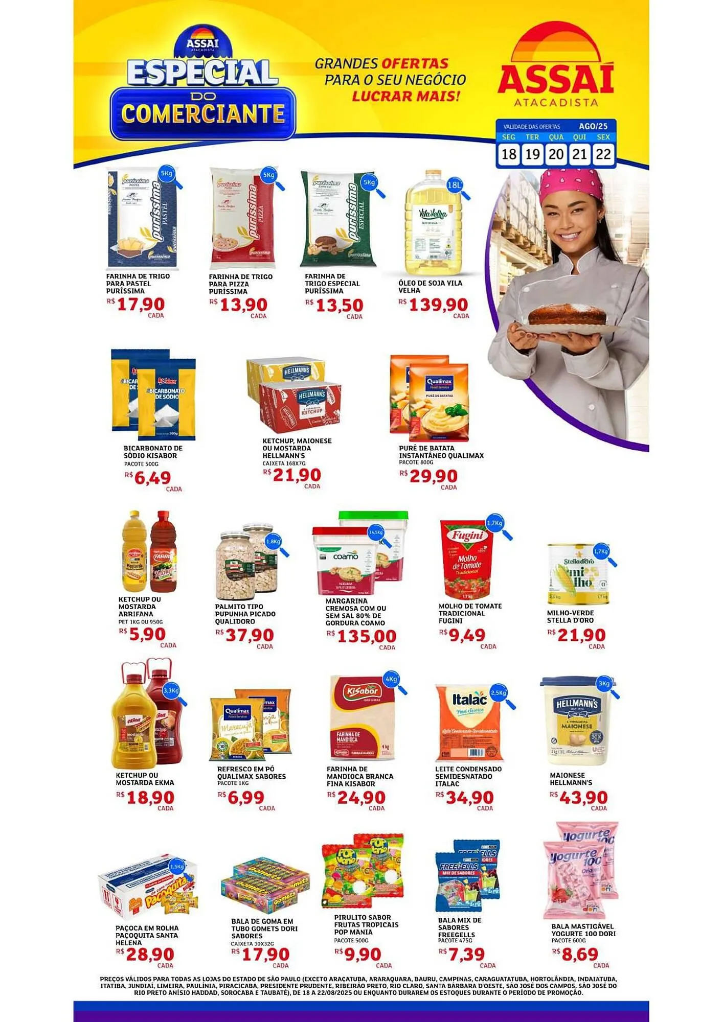 Encarte de Catálogo Assaí Atacadista 18 de agosto até 22 de agosto 2025 - Pagina 1