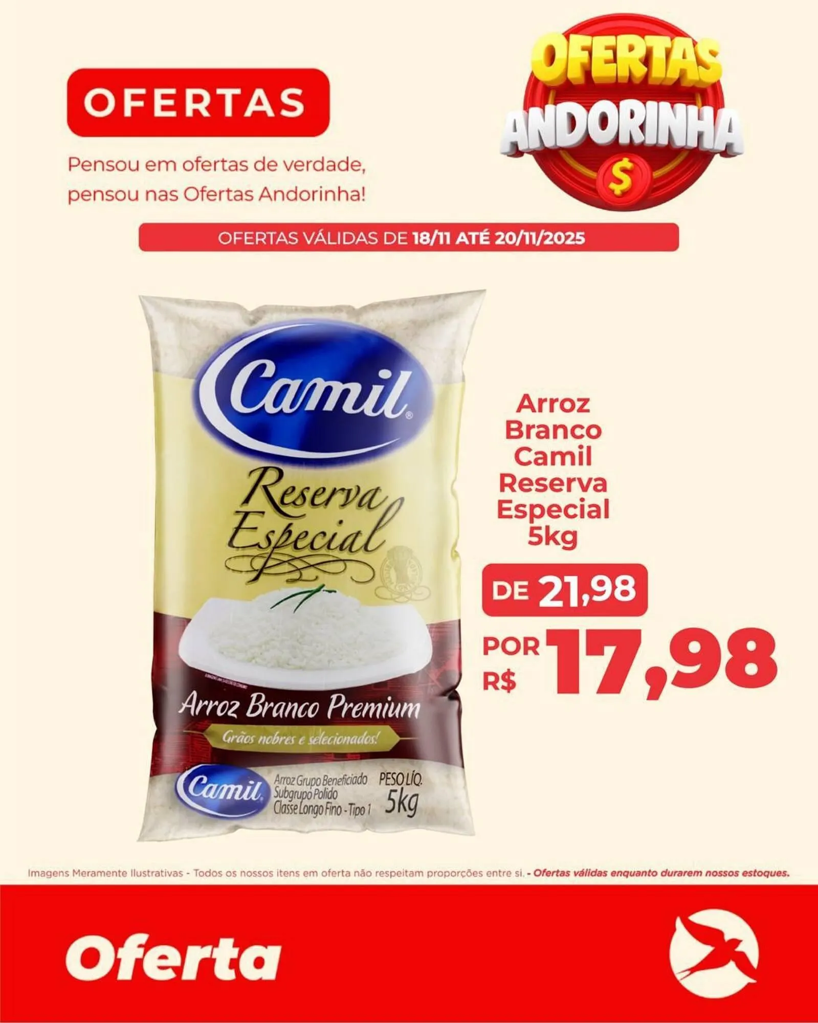 Encarte de Folheto Andorinha Hipermercado 18 de novembro até 20 de novembro 2025 - Pagina 1