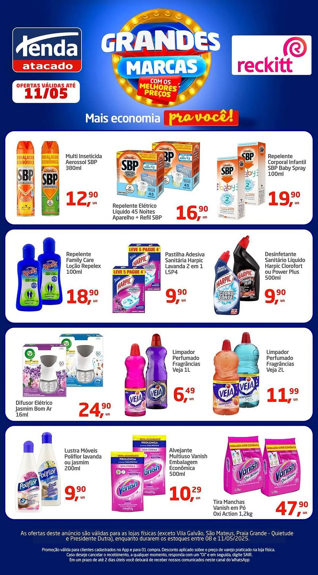 Encarte de Catálogo Tenda Atacado 8 de maio até 11 de maio 2025 - Pagina 1