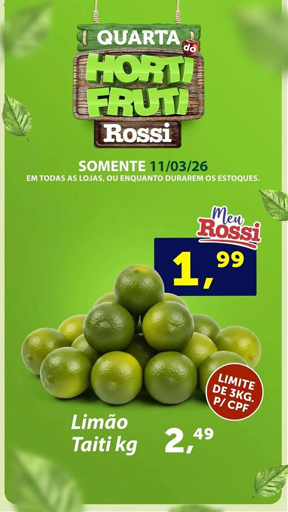 Encarte de Folheto Rossi Supermercado 11 de março até 12 de março 2026 - Pagina 4