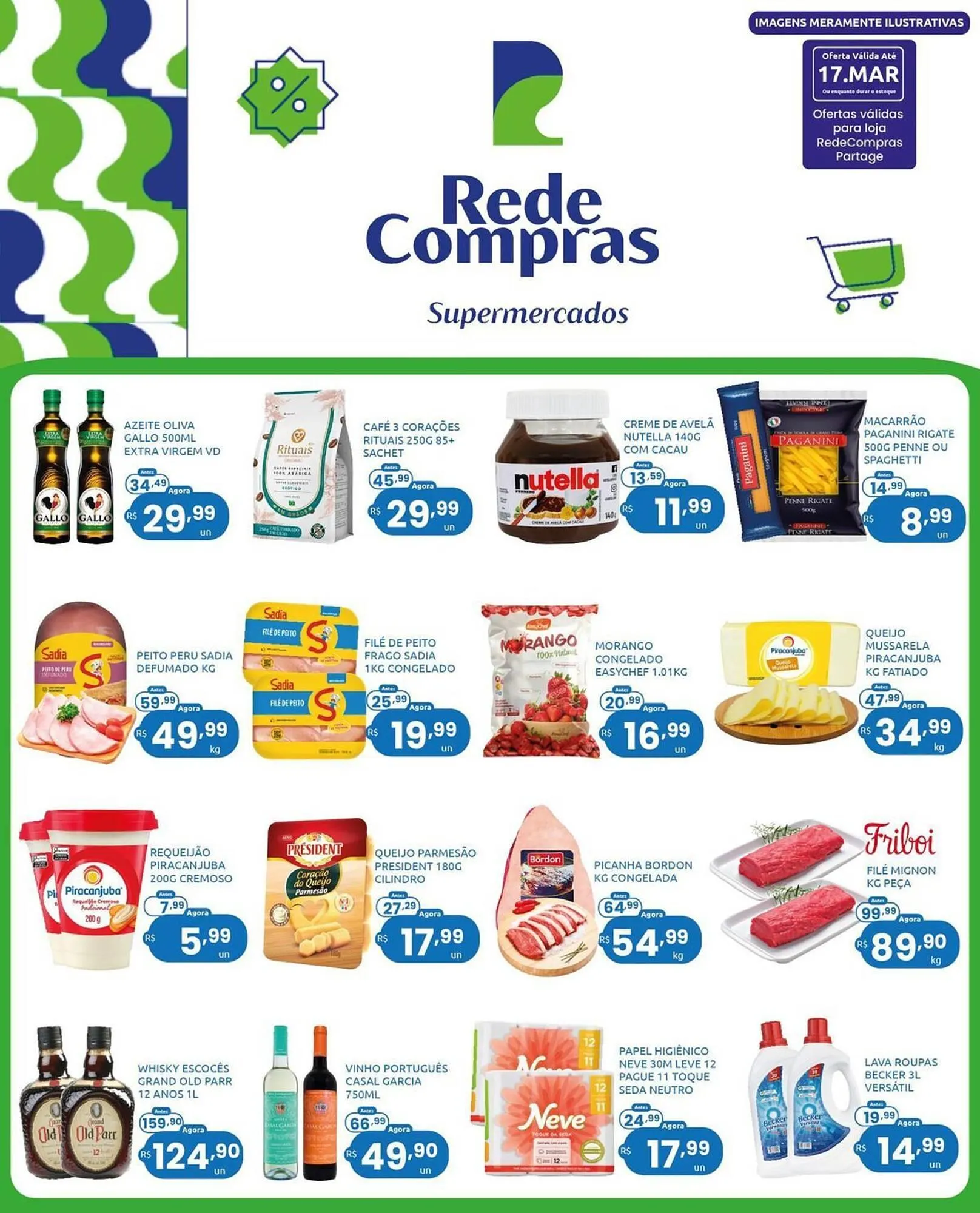 Encarte de Encarte Rede Compras 12 de março até 17 de março 2026 - Pagina 1
