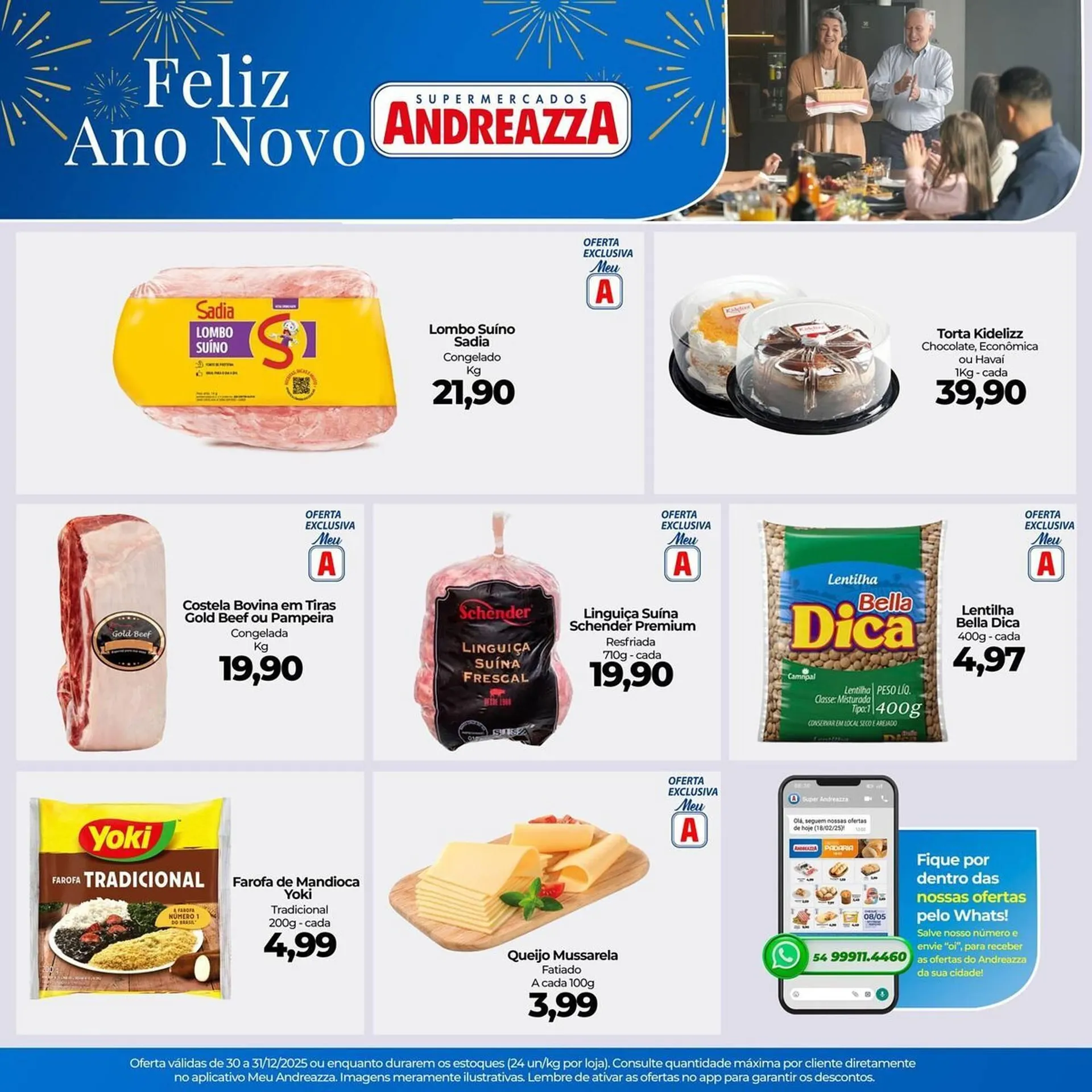 Encarte de Catálogo Supermercados Andreazza 30 de dezembro até 31 de dezembro 2025 - Pagina 1