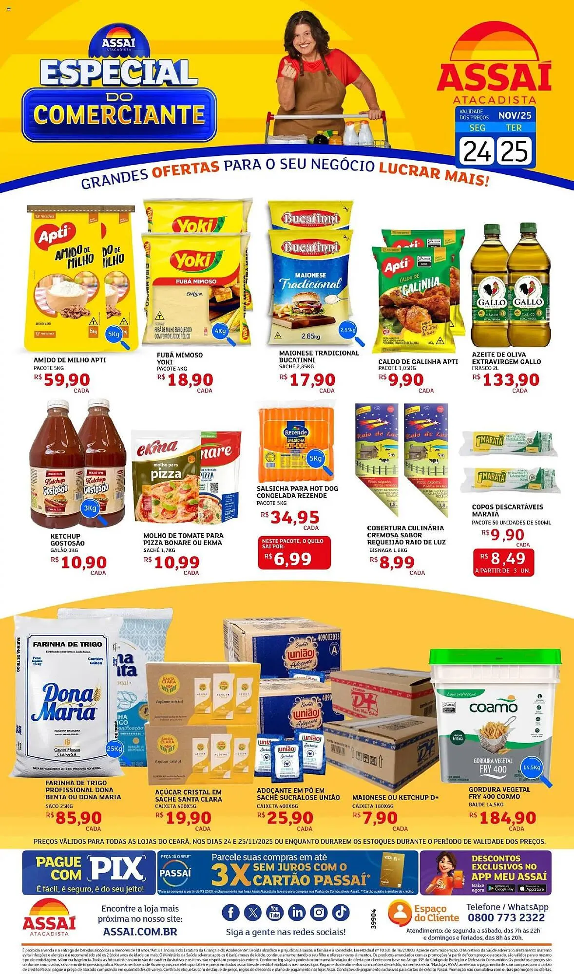 Encarte de Encarte Assaí Atacadista 24 de novembro até 25 de novembro 2025 - Pagina 1