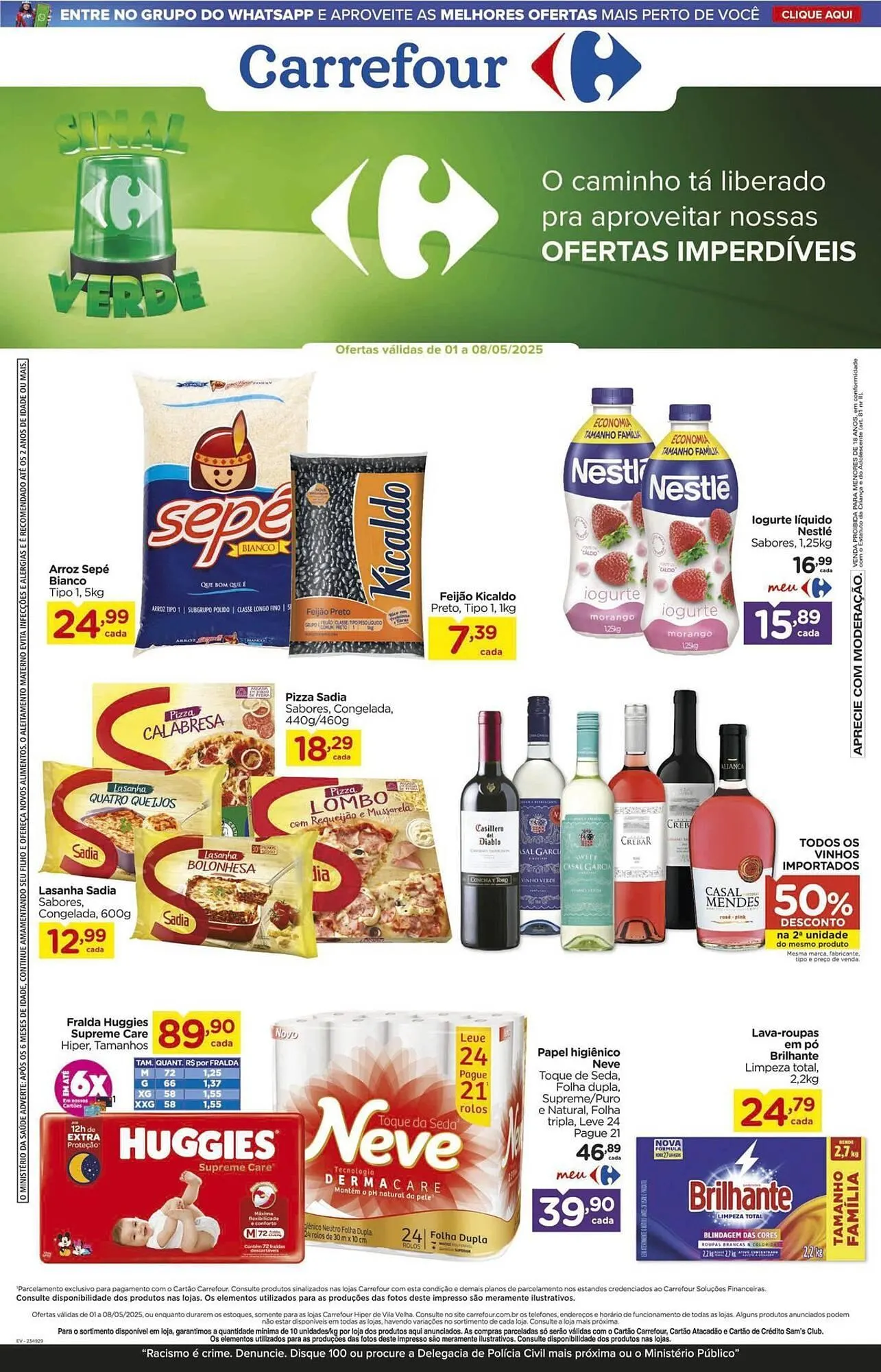 Encarte de Catálogo Carrefour 6 de maio até 8 de maio 2025 - Pagina 1