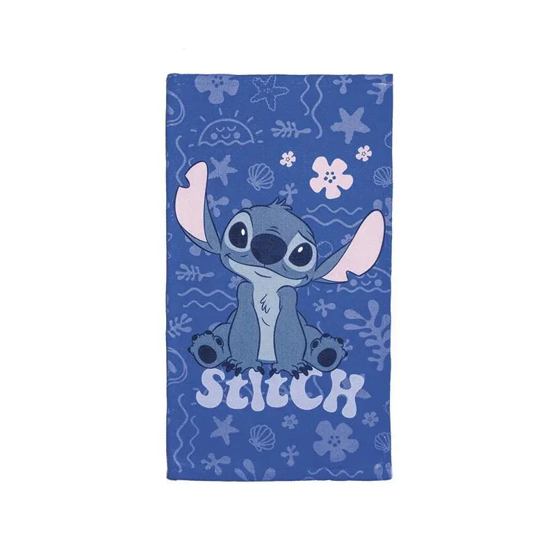 Pano De Copa Stitch Azul Escuro