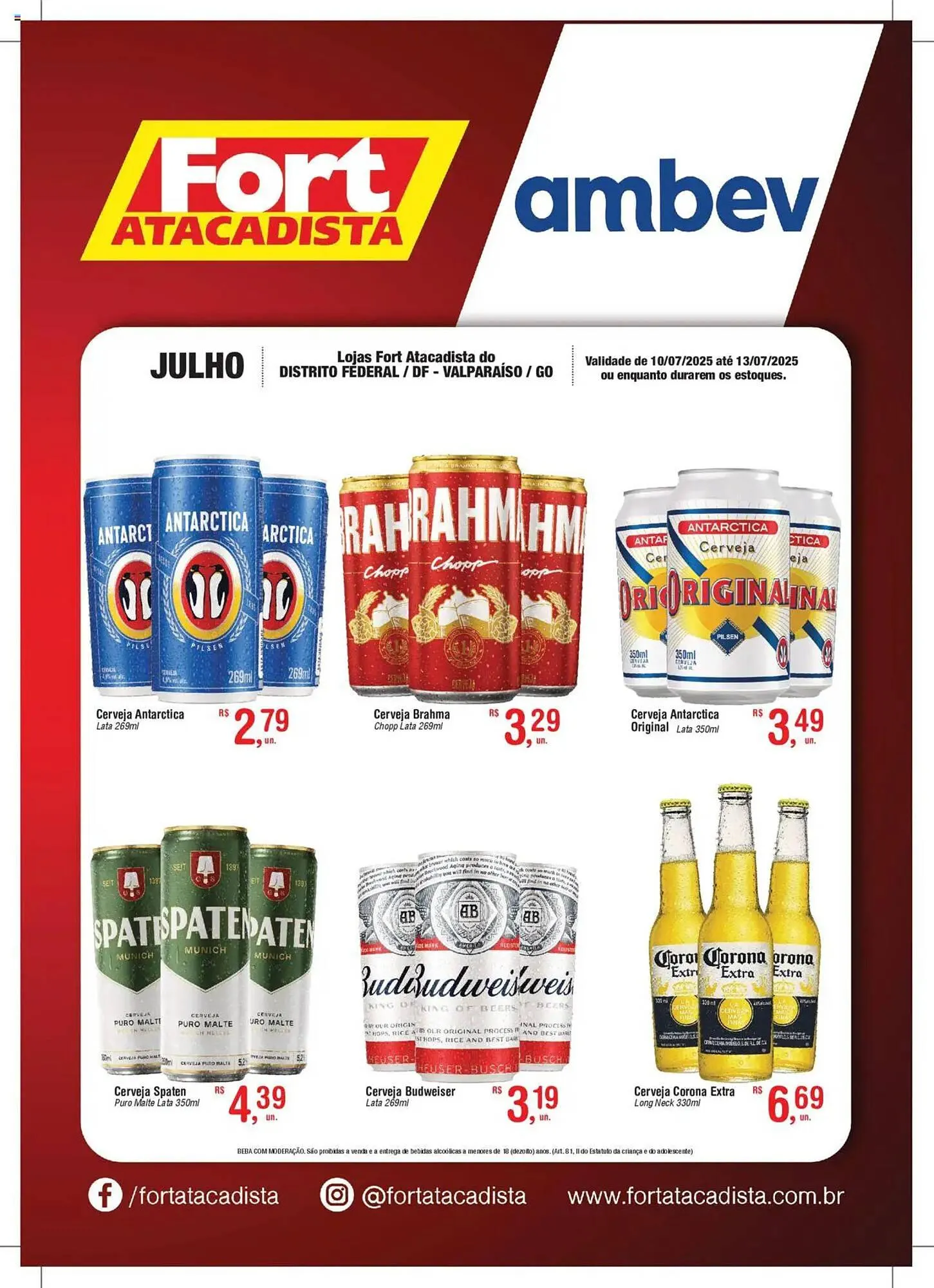 Encarte de Catálogo Fort Atacadista 10 de julho até 13 de julho 2025 - Pagina 1