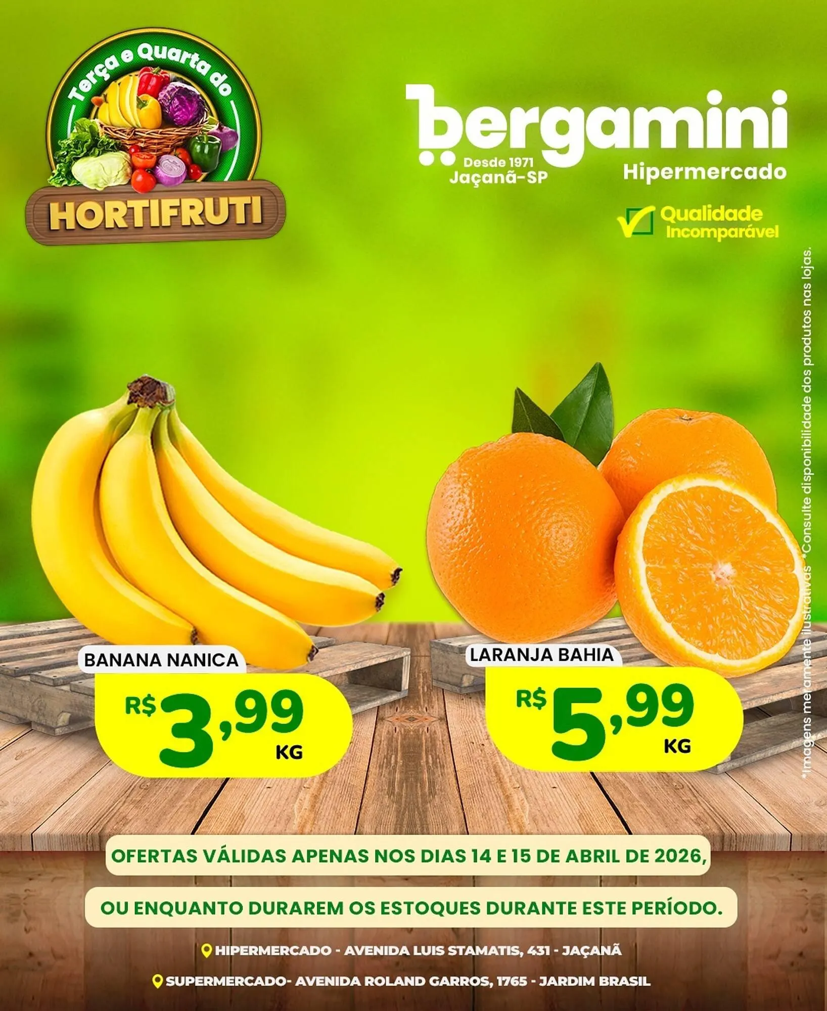 Encarte de Catálogo Supermercado Bergamini 14 de abril até 15 de abril 2026 - Pagina 2