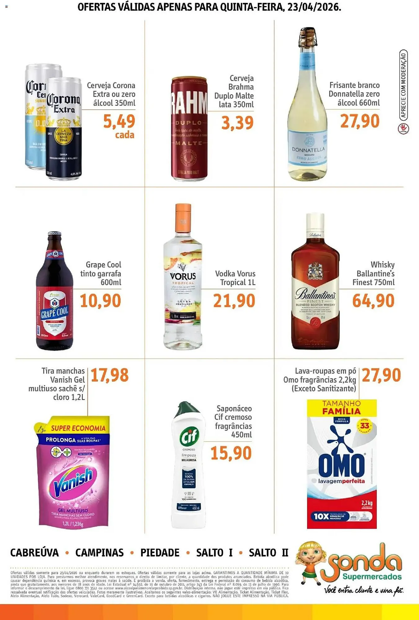 Encarte de Folheto Sonda 23 de abril até 23 de abril 2026 - Pagina 4