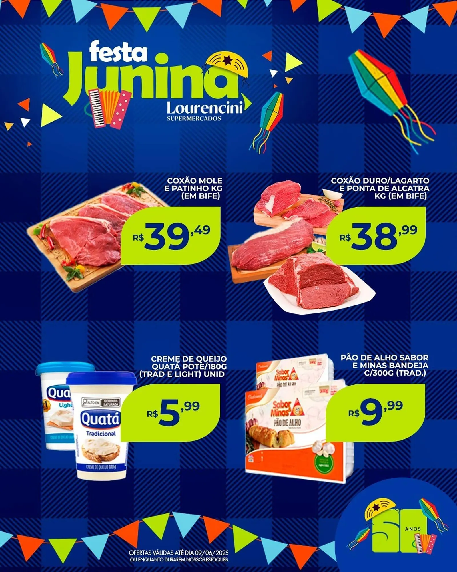 Encarte de Catálogo Lourencini Supermercados 6 de junho até 9 de junho 2025 - Pagina 2