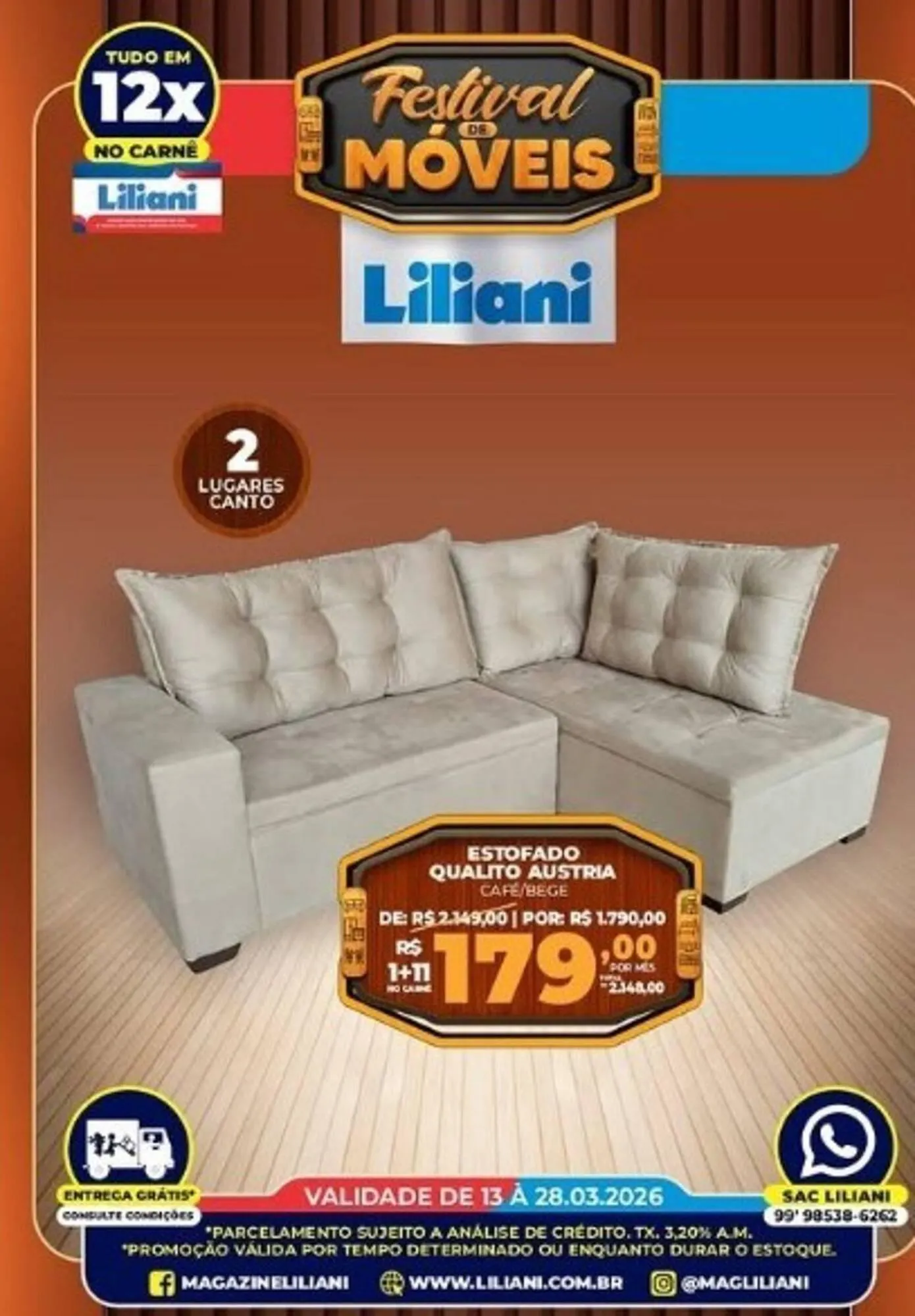 Encarte de Magazine Liliani 27 de março até 28 de março 2026 - Pagina 4