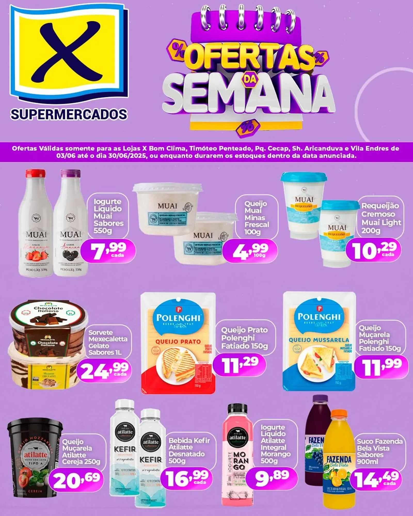 Encarte de Catálogo X Supermercados 4 de junho até 30 de junho 2025 - Pagina 2