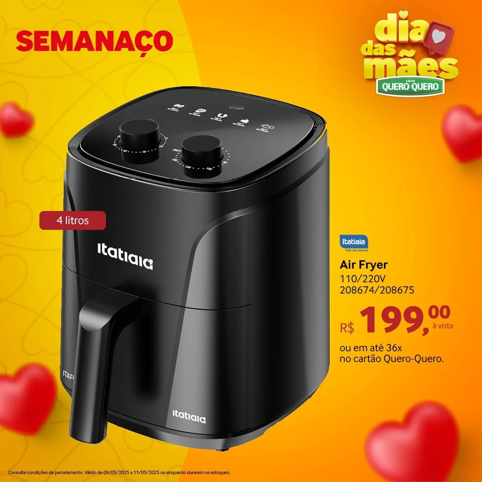 Encarte de Catálogo Quero Quero 9 de maio até 11 de maio 2025 - Pagina 1