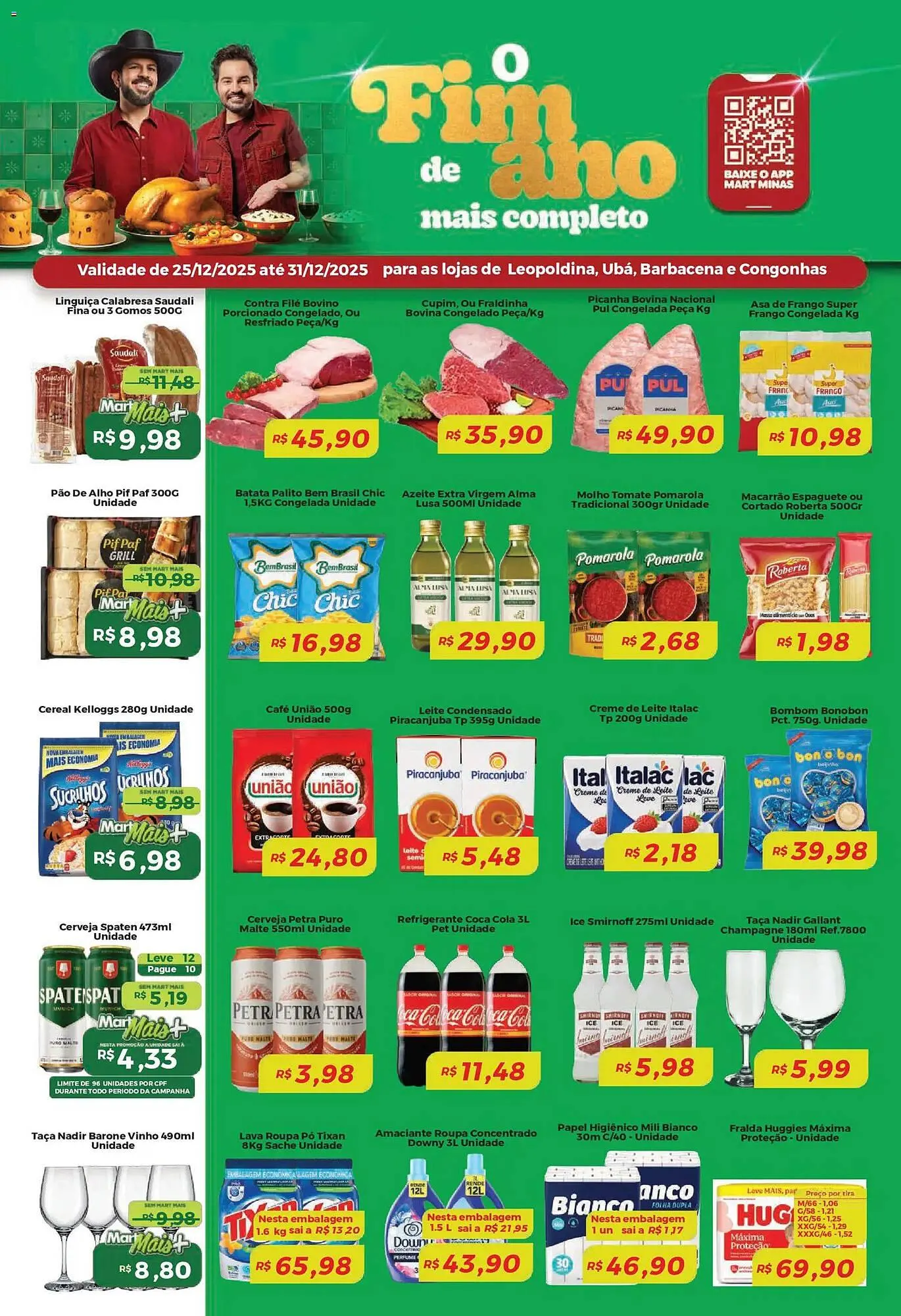 Encarte de Folheto Mart Minas 25 de dezembro até 31 de dezembro 2025 - Pagina 1