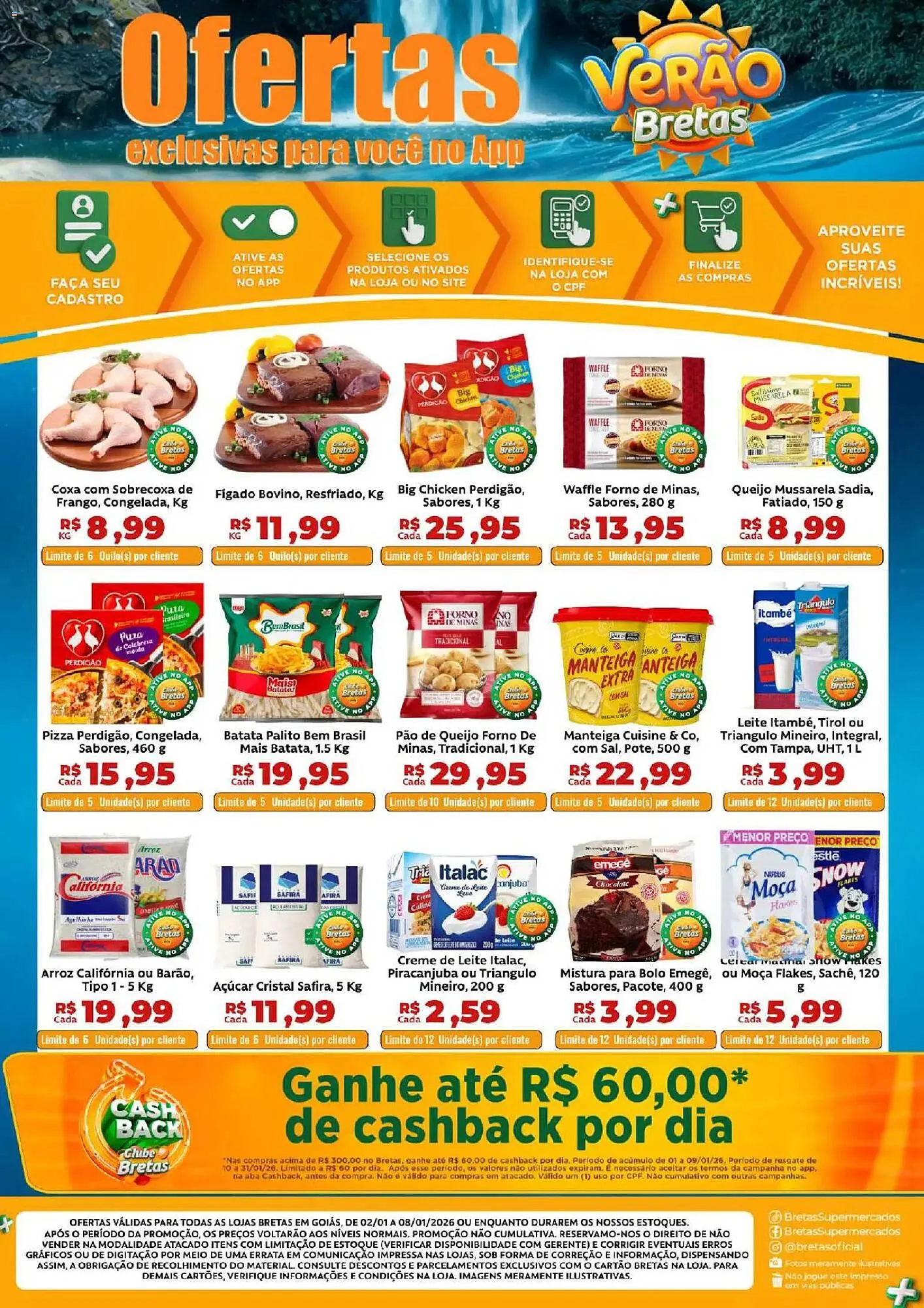 Encarte de Catálogo Supermercados Bretas 2 de janeiro até 8 de janeiro 2026 - Pagina 1