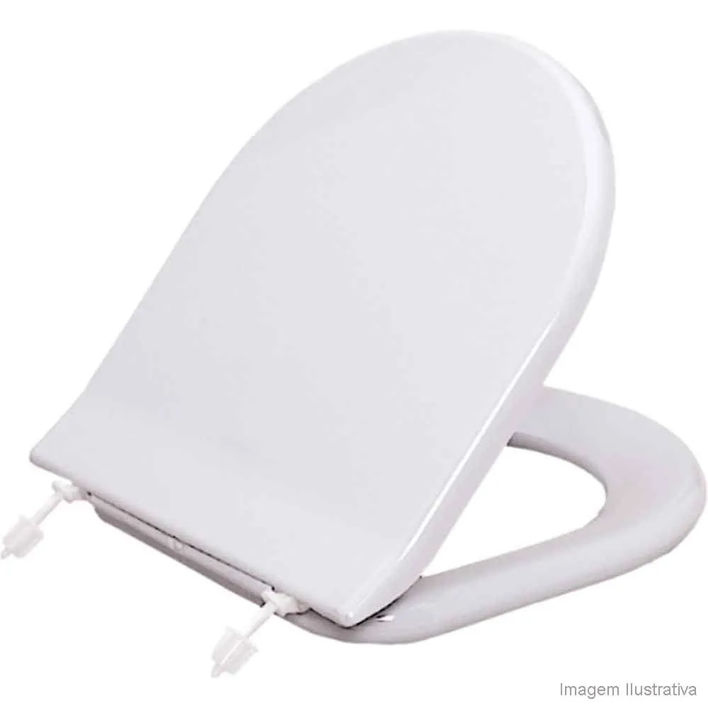 Assento Sanitário Astra Almofadado Calypso Branco
