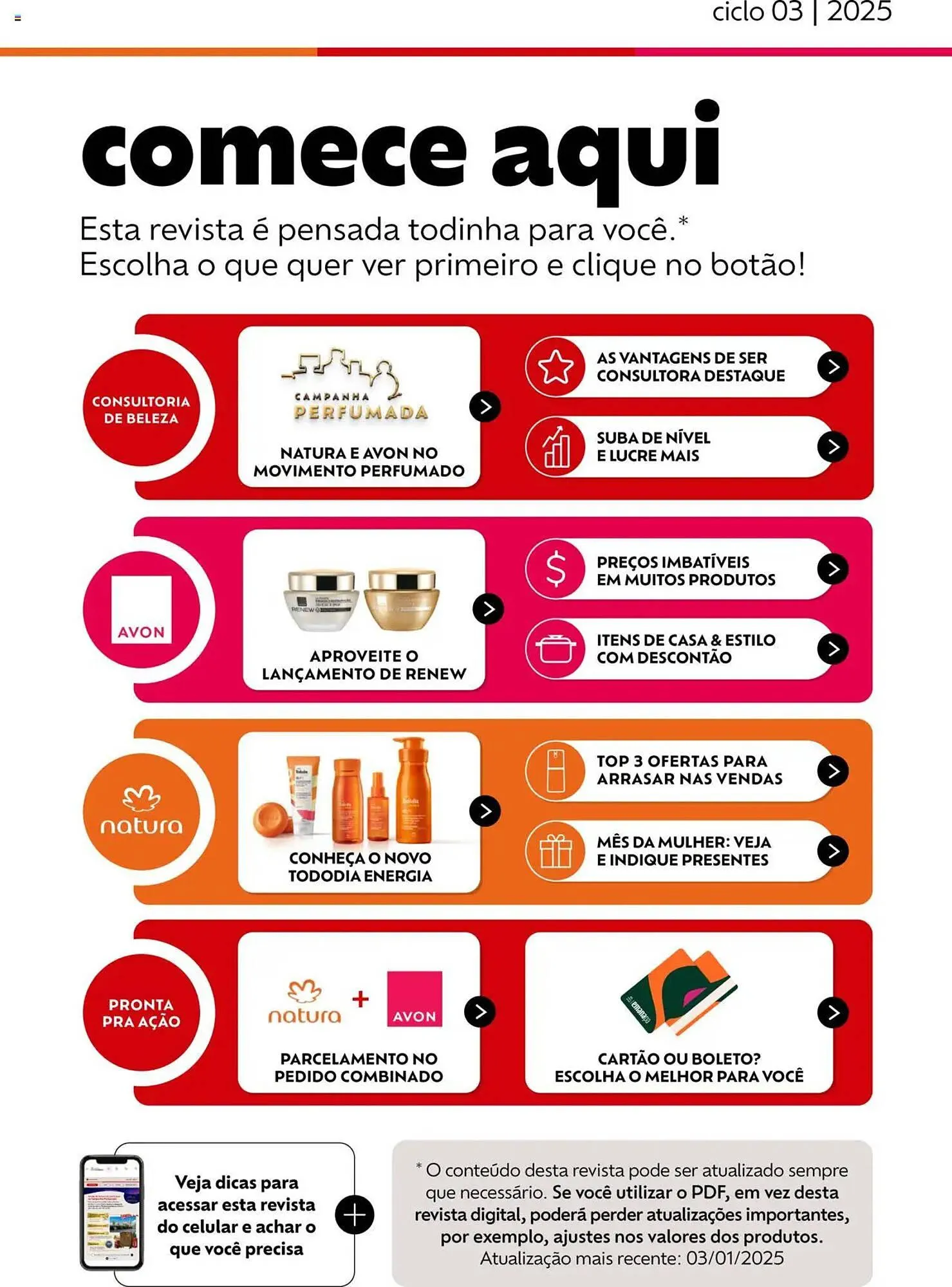 Encarte de Catálogo Avon 17 de janeiro até 17 de fevereiro 2025 - Pagina 2