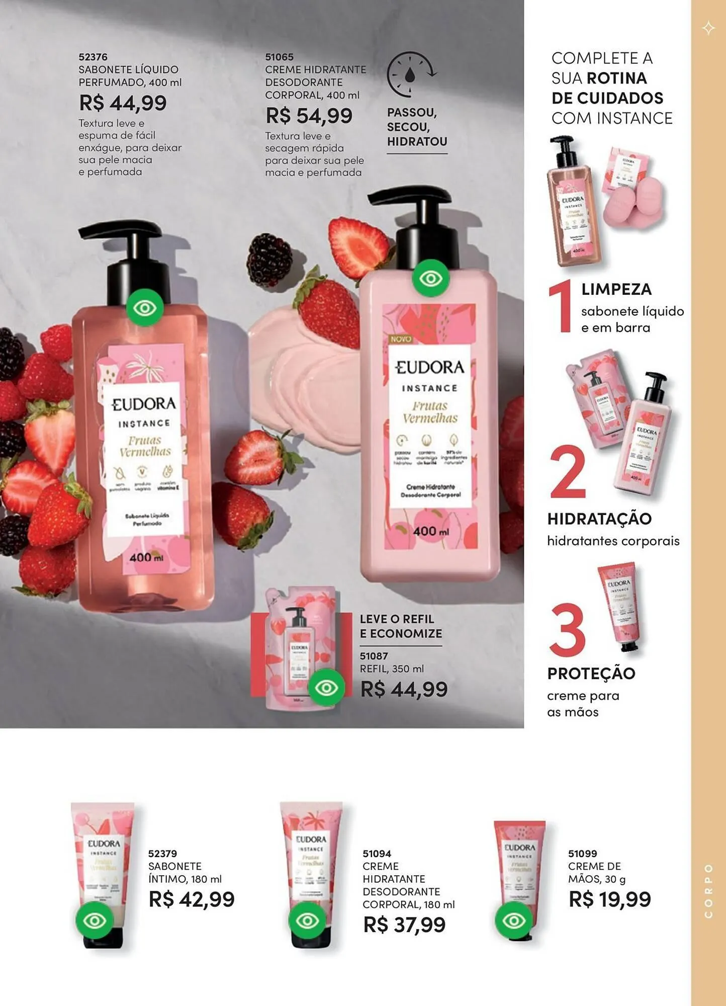 Encarte de Catálogo Eudora 8 de outubro até 8 de novembro 2025 - Pagina 69