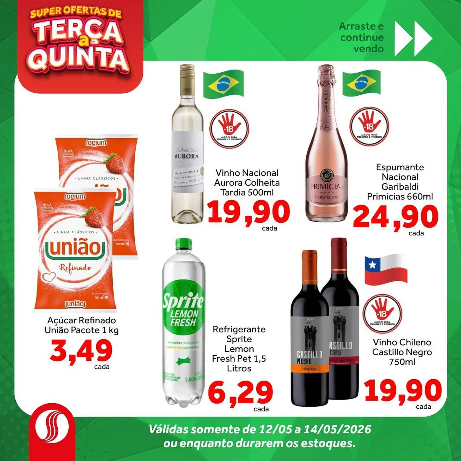 Encarte de Folheto Shibata Supermercados 12 de maio até 14 de maio 2026 - Pagina 3
