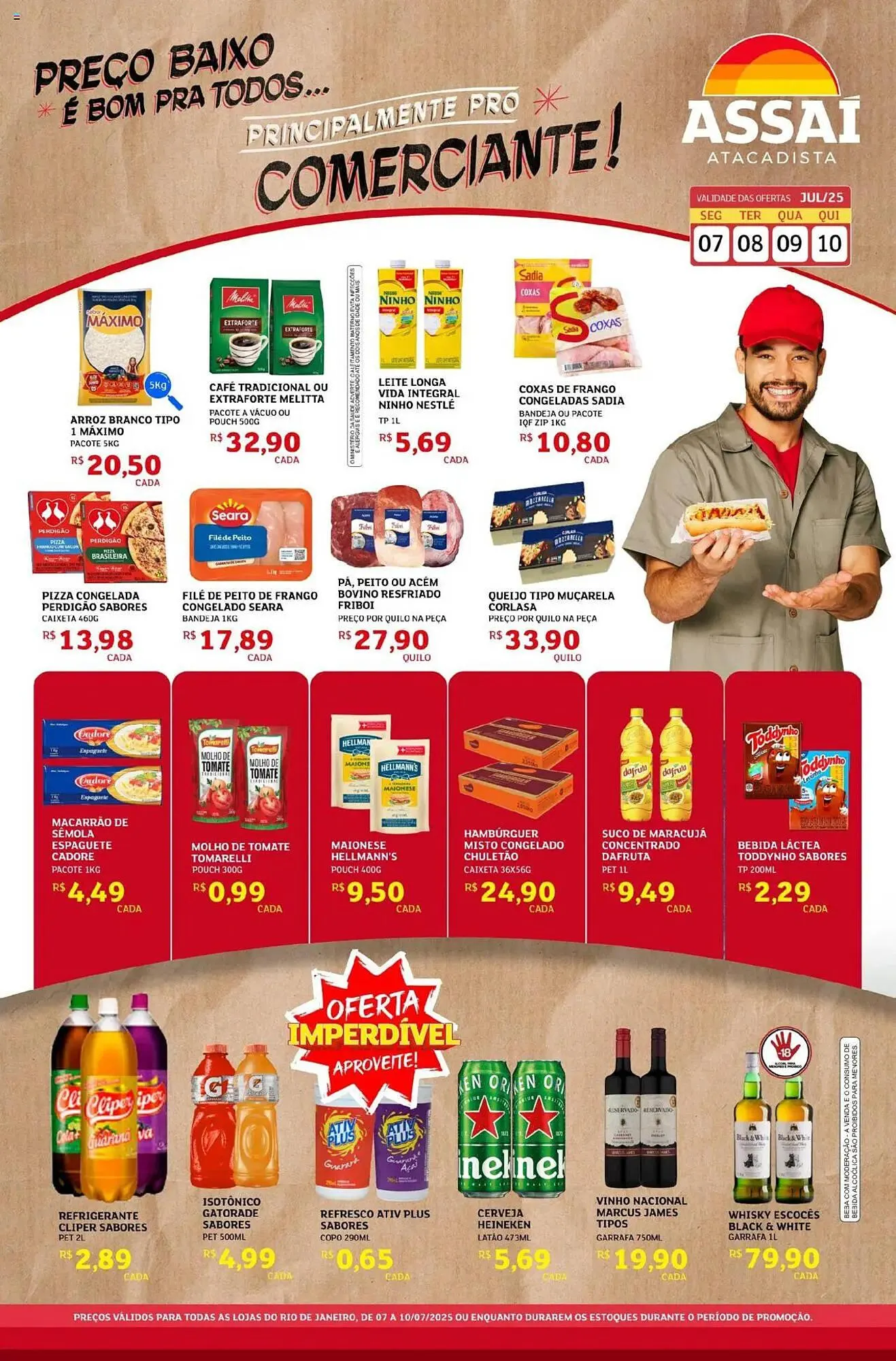 Encarte de Catálogo Assaí Atacadista 7 de julho até 10 de julho 2025 - Pagina 1