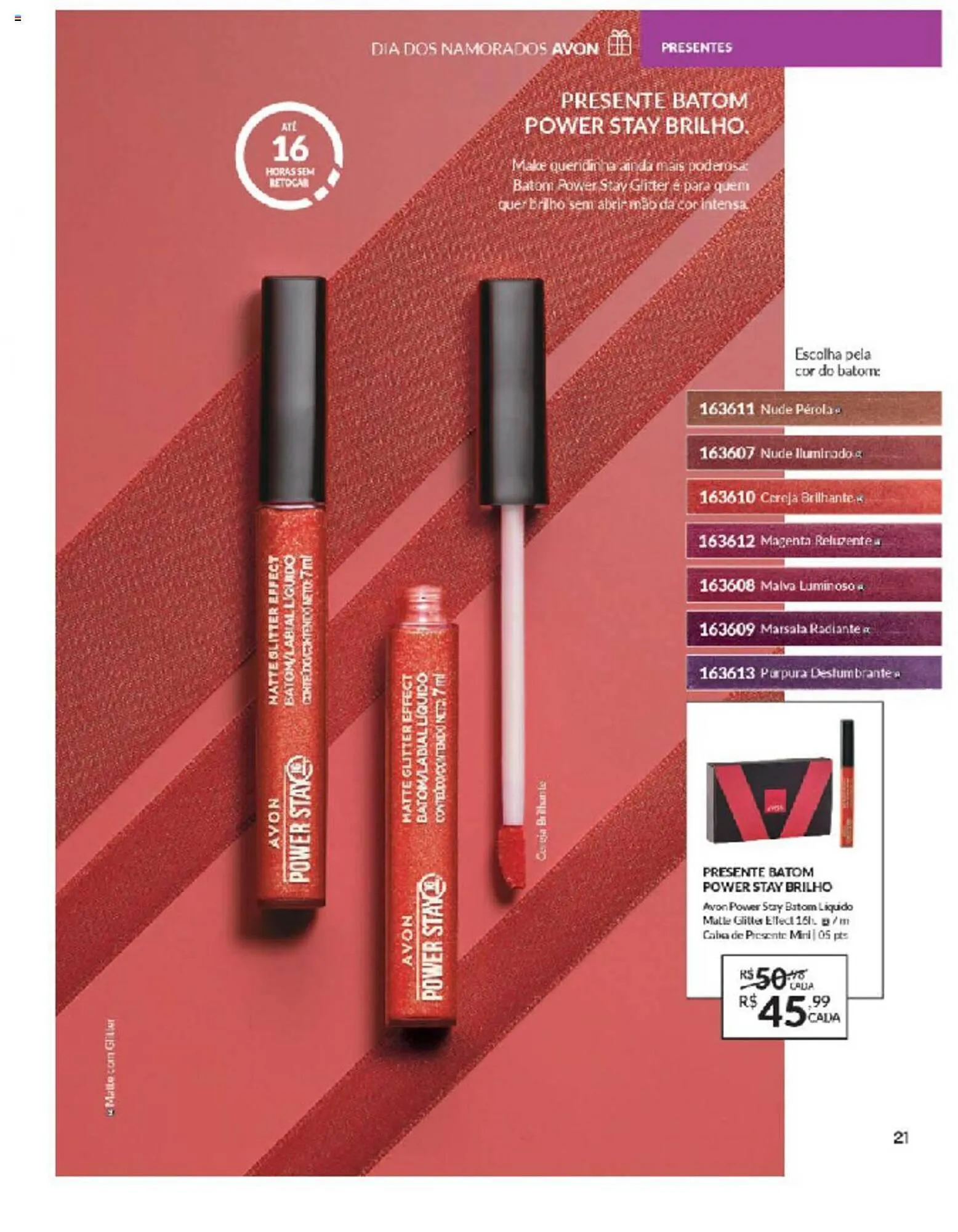 Encarte de Catálogo Avon 10 de abril até 8 de maio 2024 - Pagina 21