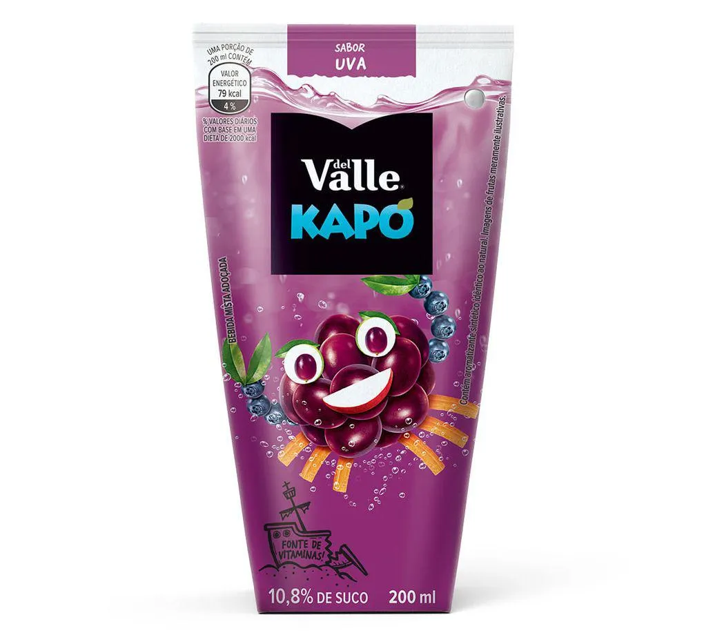 Refresco de Uva Del Valle Kapo 200 ml