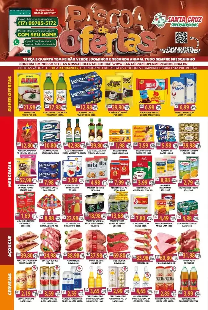 Encarte de Páscoa De Ofertas 10 de abril até 23 de abril 2025 - Pagina 1