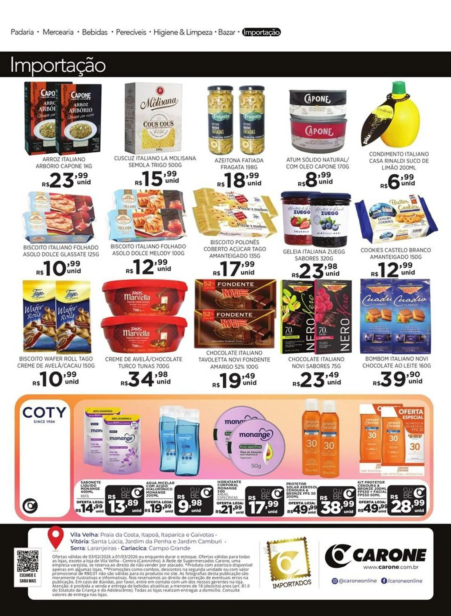 Encarte de Encarte Carone 17 de fevereiro até 1 de março 2026 - Pagina 13