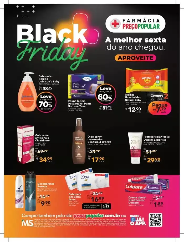 Encarte de Folheto PP BF - Novembro 2024 - MS 29 de novembro até 1 de dezembro 2024 - Pagina 1