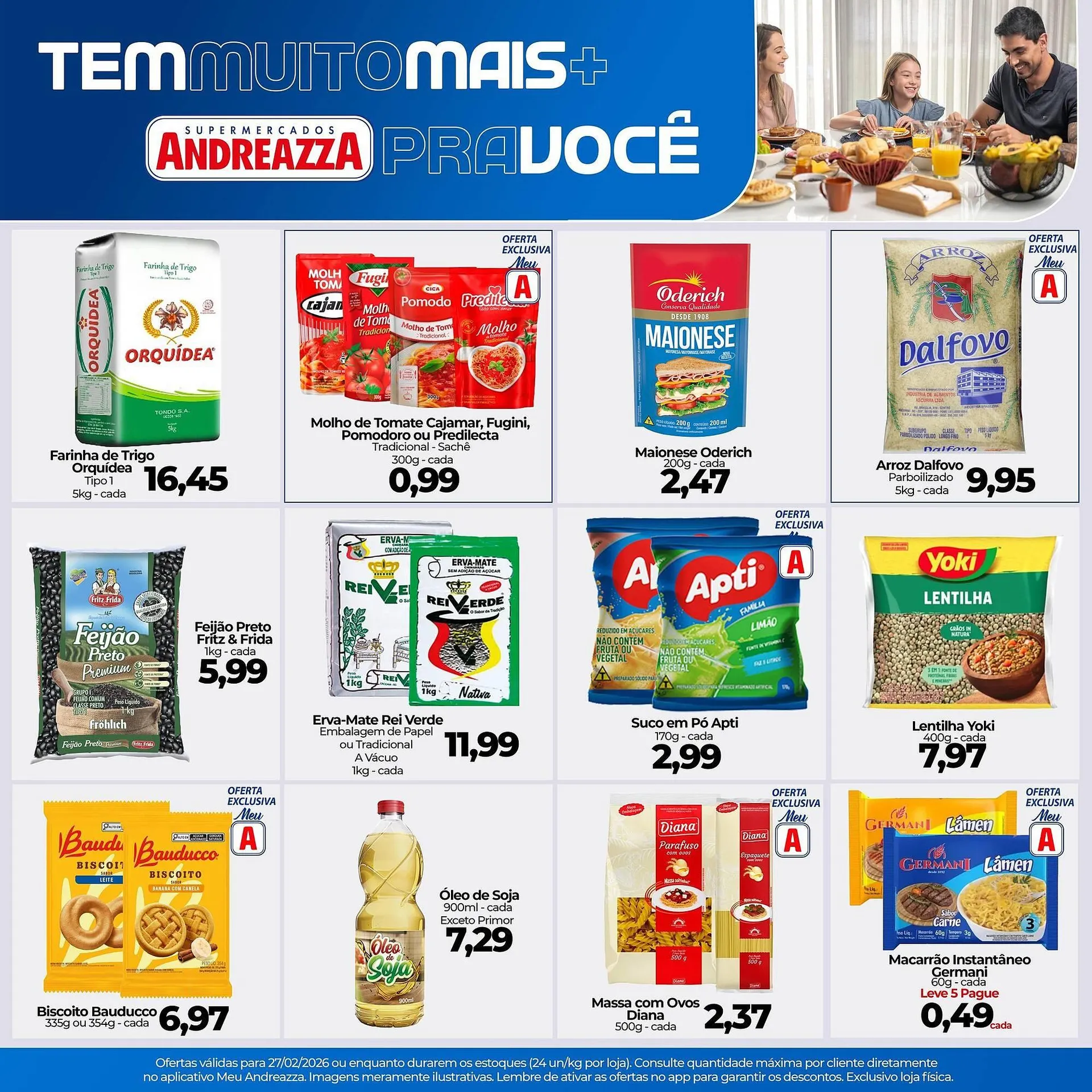 Encarte de Catálogo Supermercados Andreazza 27 de fevereiro até 27 de fevereiro 2026 - Pagina 2