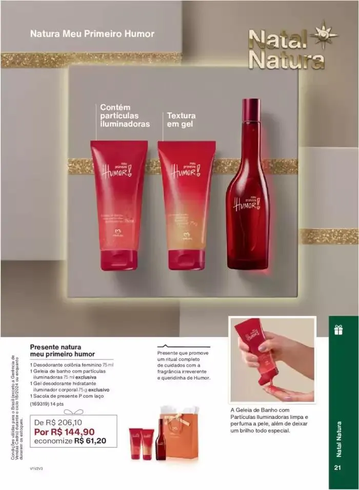 Encarte de Revista Natura Ciclo 18 11 de novembro até 31 de dezembro 2024 - Pagina 73