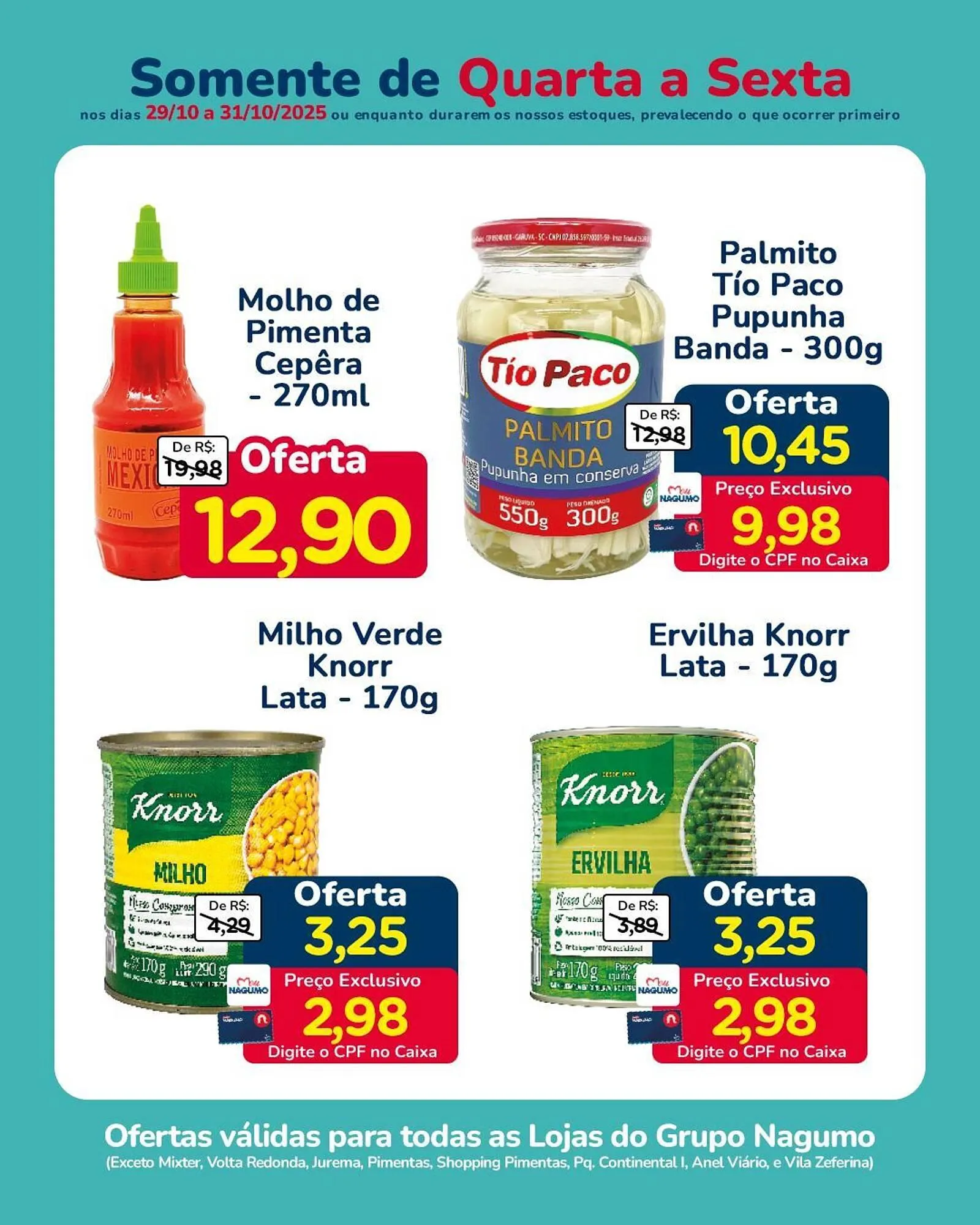 Encarte de Folheto Nagumo 30 de outubro até 31 de outubro 2025 - Pagina 2