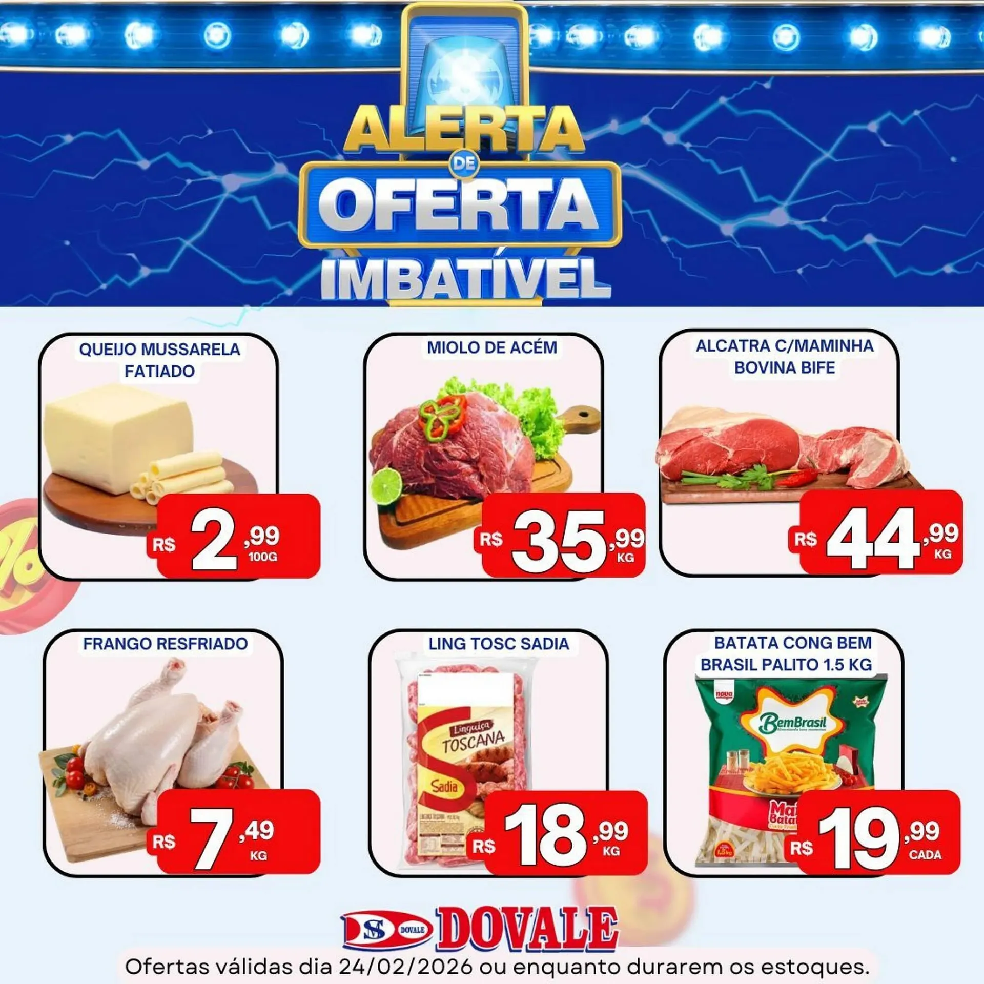 Encarte de Folheto Dovale 23 de fevereiro até 24 de fevereiro 2026 - Pagina 1