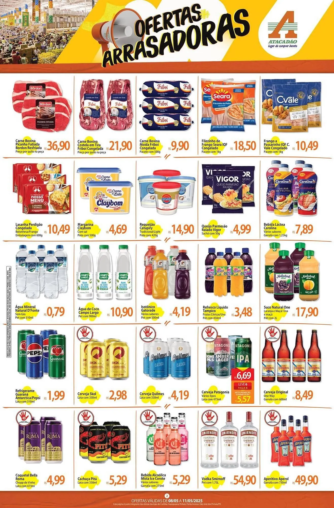 Encarte de Catálogo Atacadão 8 de maio até 11 de maio 2025 - Pagina 2
