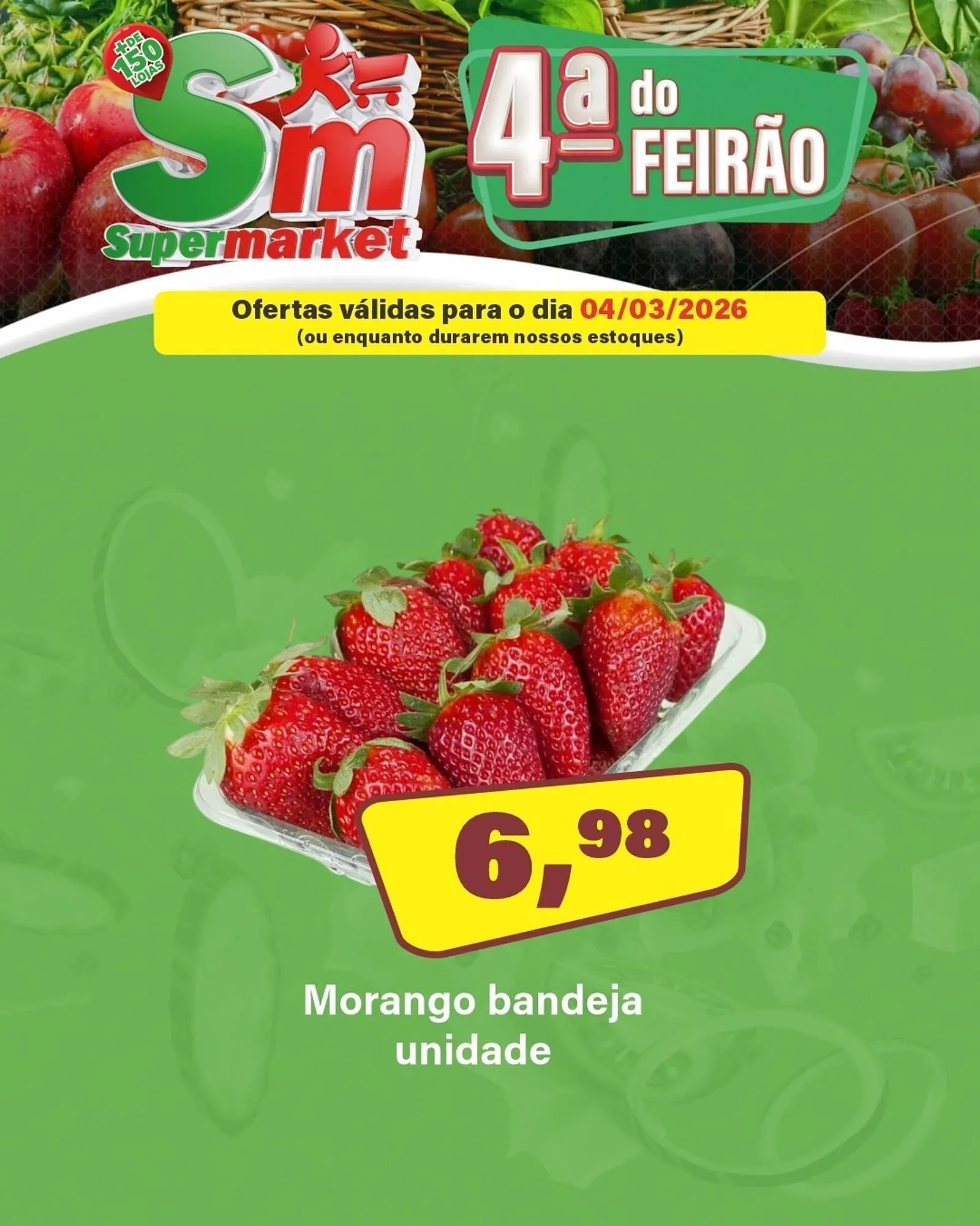 Encarte de Catálogo Floresta Supermercados 4 de março até 4 de março 2026 - Pagina 1