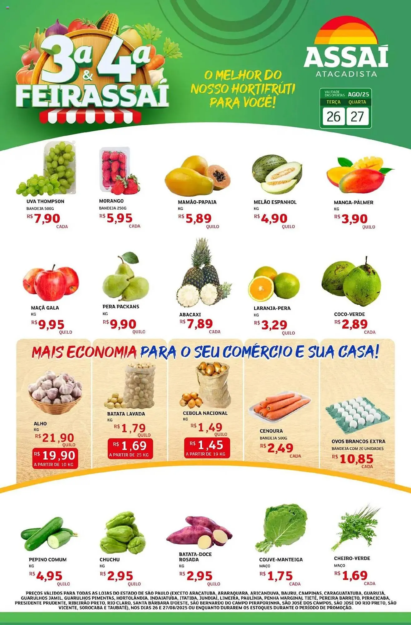 Encarte de Catálogo Assaí Atacadista 26 de agosto até 28 de agosto 2025 - Pagina 1