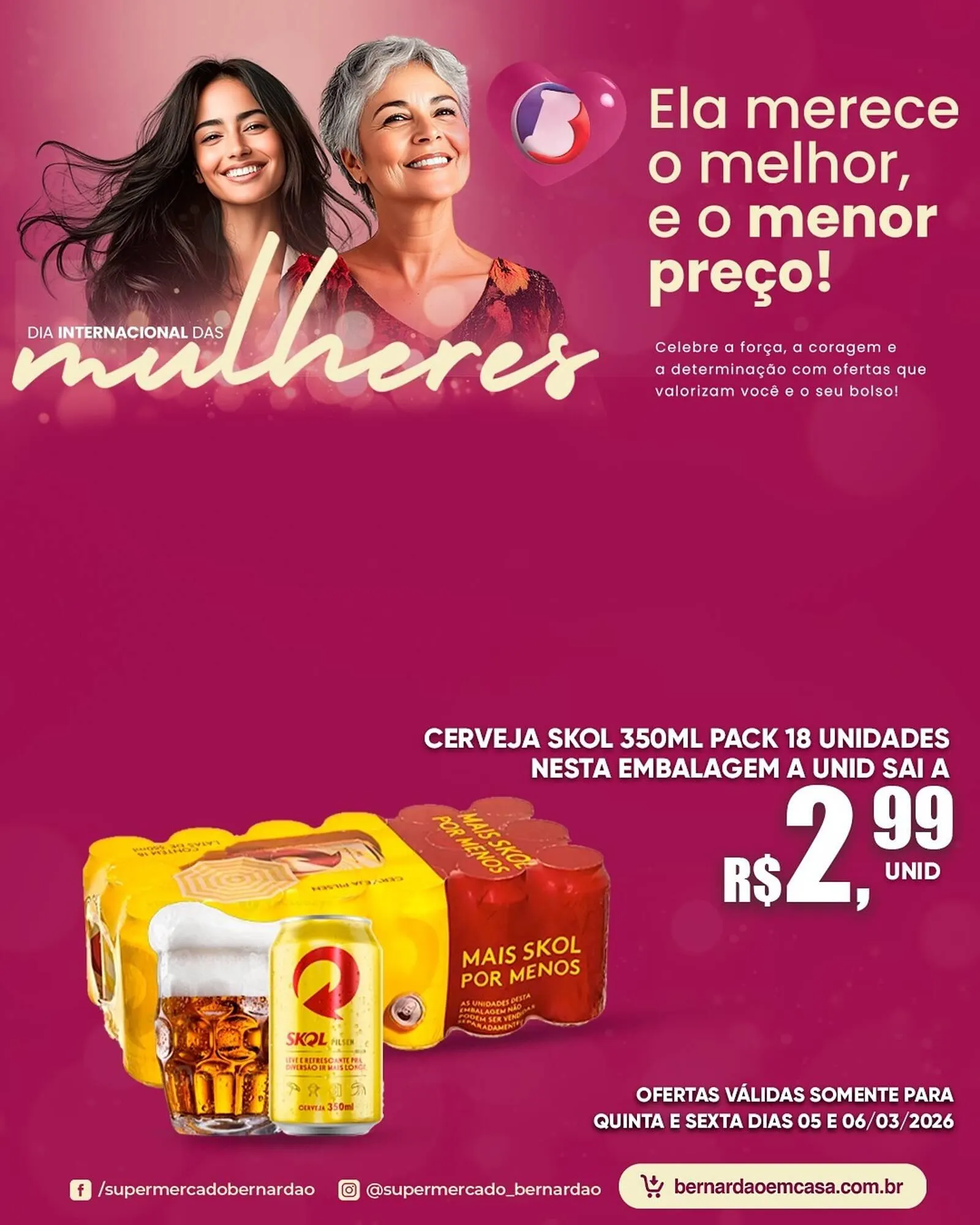 Encarte de Catálogo Supermercado Bernardão 5 de março até 6 de março 2026 - Pagina 3