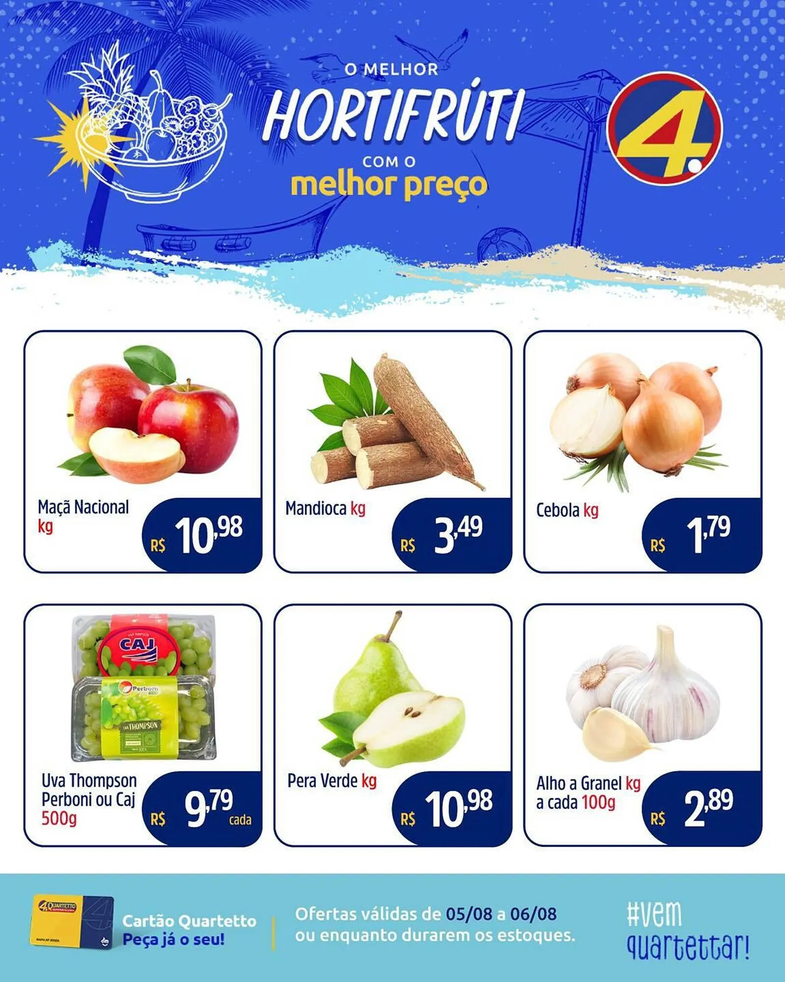 Encarte de Catálogo Quartetto Supermercados 5 de agosto até 6 de agosto 2025 - Pagina 3