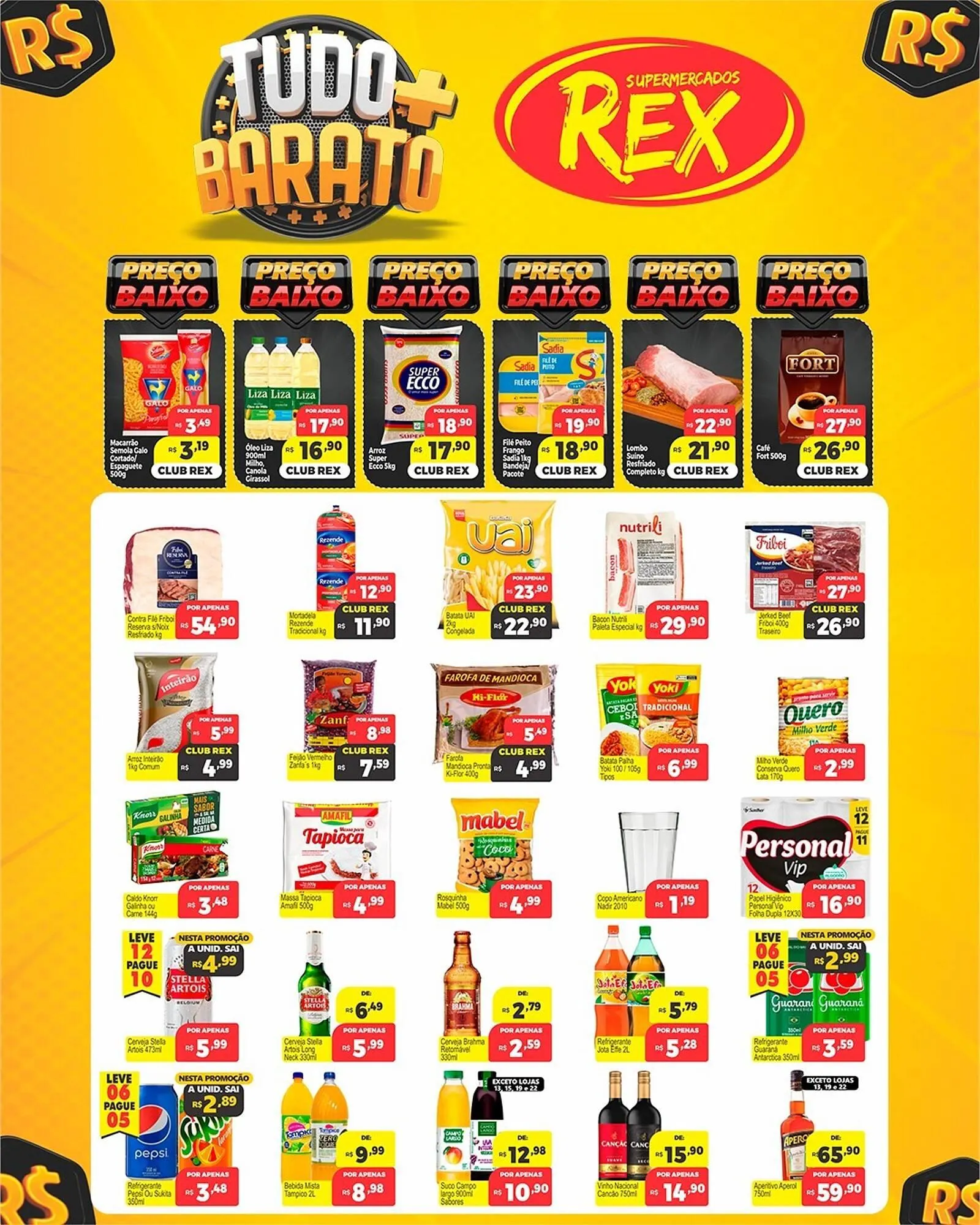 Encarte de Catálogo Supermercados Rex 16 de abril até 22 de abril 2026 - Pagina 1