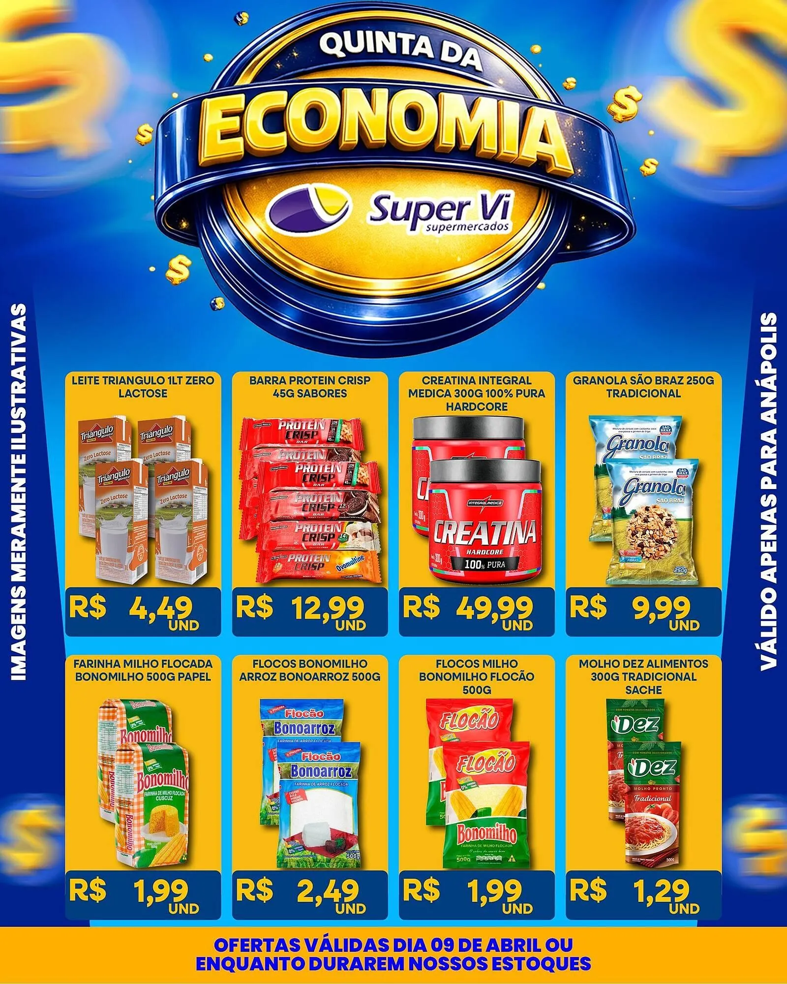 Encarte de Catálogo Super Vi Supermercados 9 de abril até 9 de abril 2026 - Pagina 1
