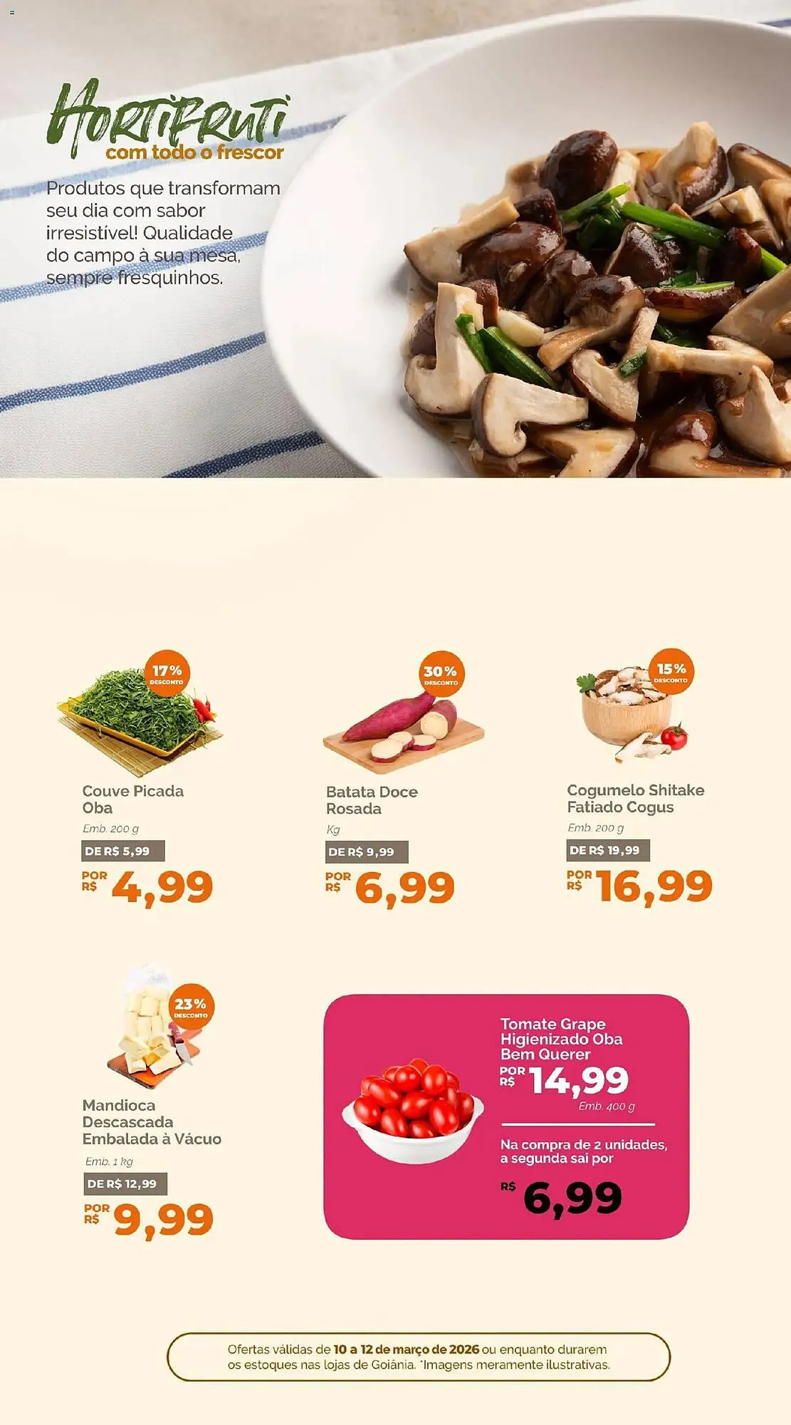 Encarte de Folheto Oba Hortifruti 10 de março até 13 de março 2026 - Pagina 5