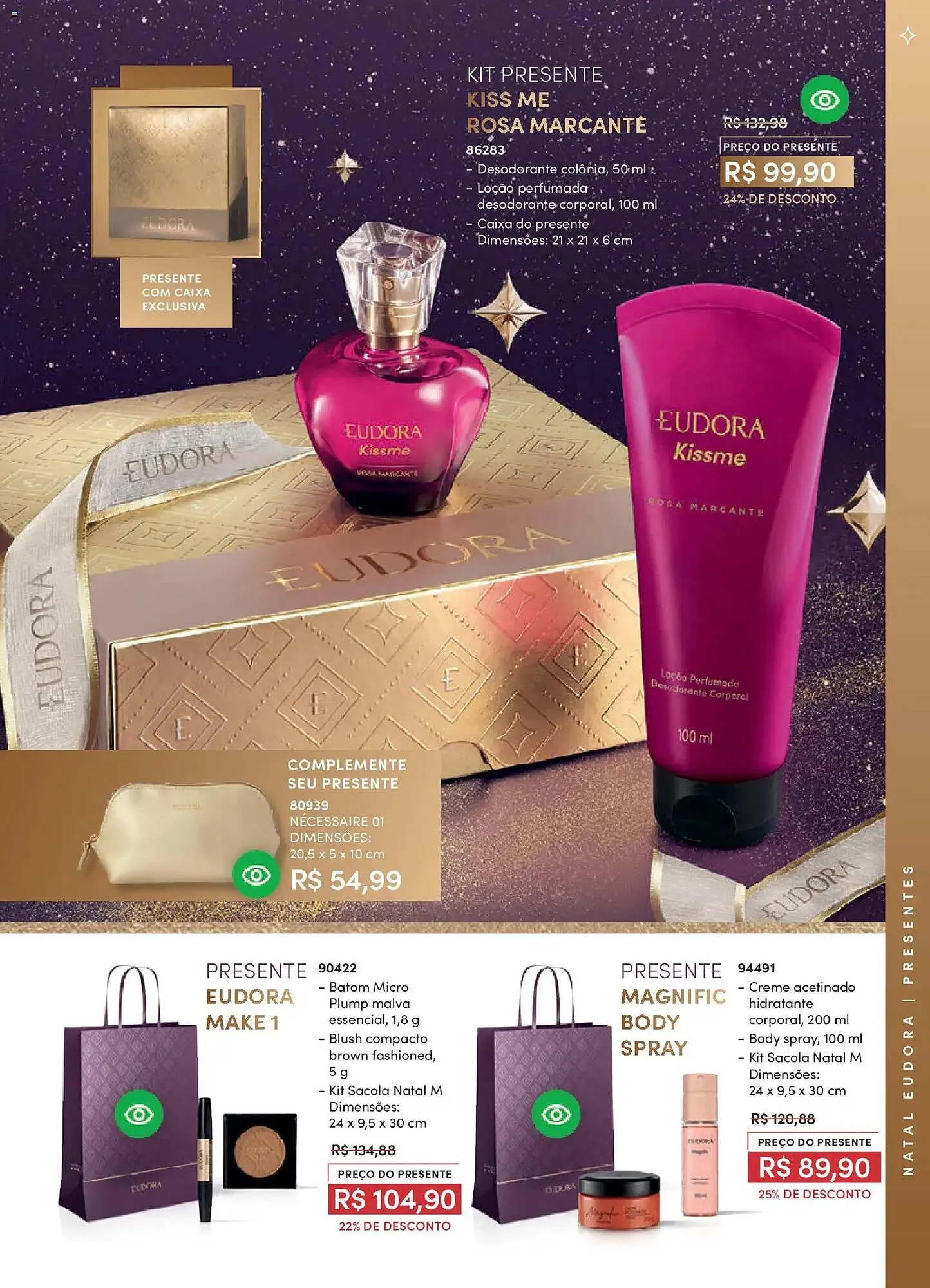 Encarte de Catálogo Eudora 29 de outubro até 27 de novembro 2025 - Pagina 43