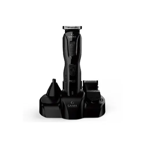 Aparador de Pelos Gama Multi Styler T923 Black Titanium com Base Organizadora Bivolt