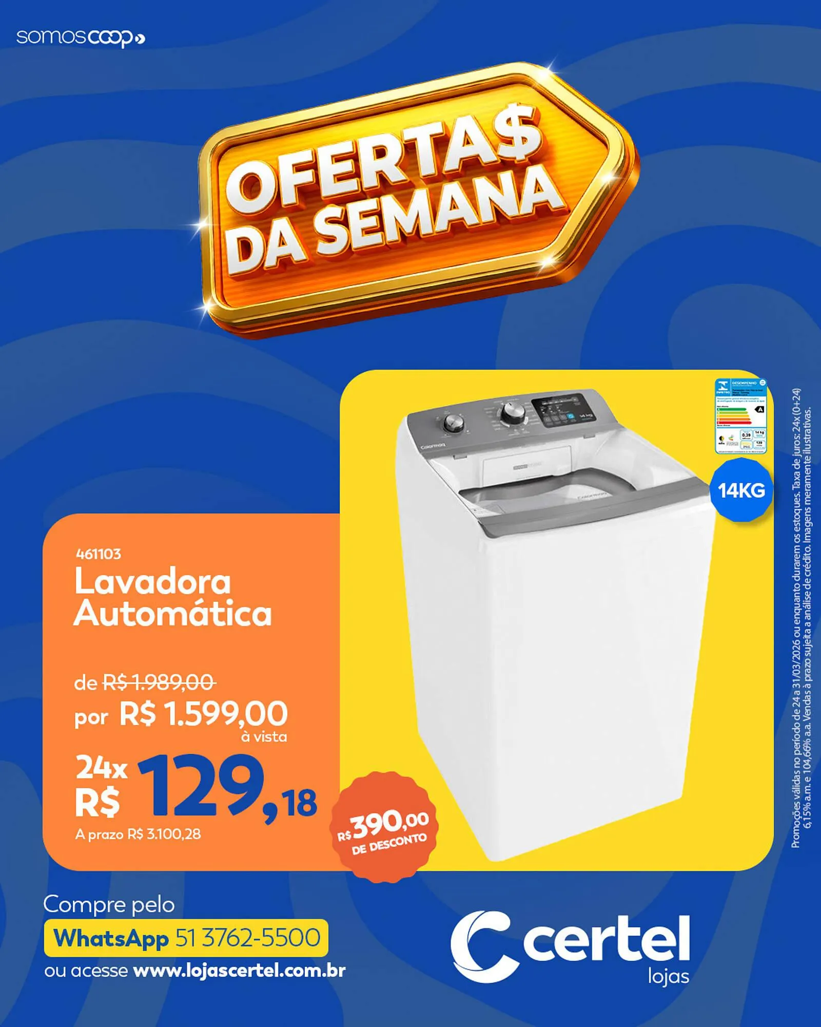 Encarte de Folheto Lojas Certel 25 de março até 31 de março 2026 - Pagina 4