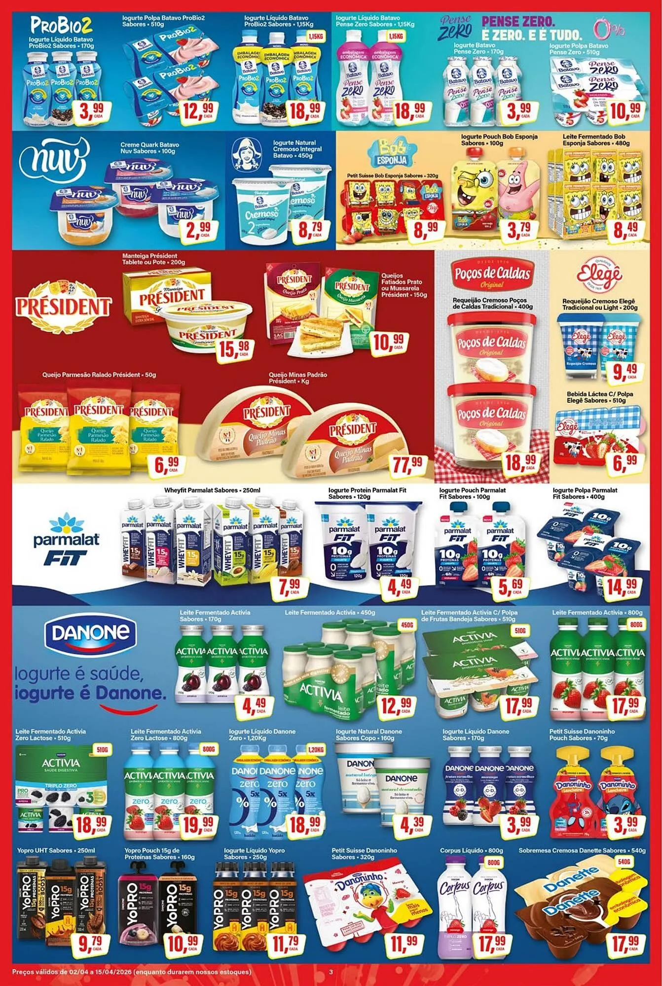 Encarte de Encarte Rede Supermarket 9 de abril até 15 de abril 2026 - Pagina 3