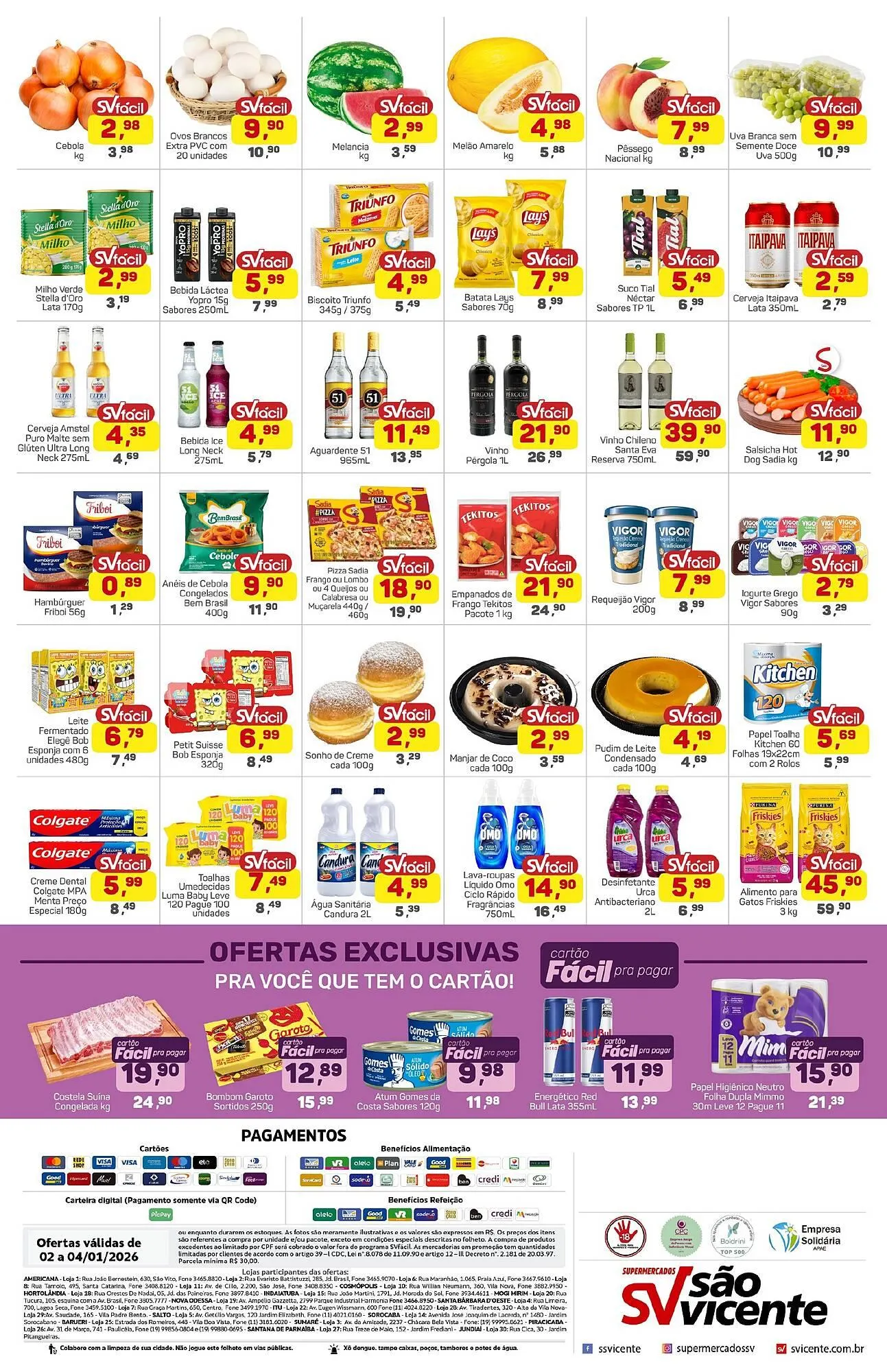 Encarte de Catálogo Supermercados São Vicente 2 de janeiro até 4 de janeiro 2026 - Pagina 2