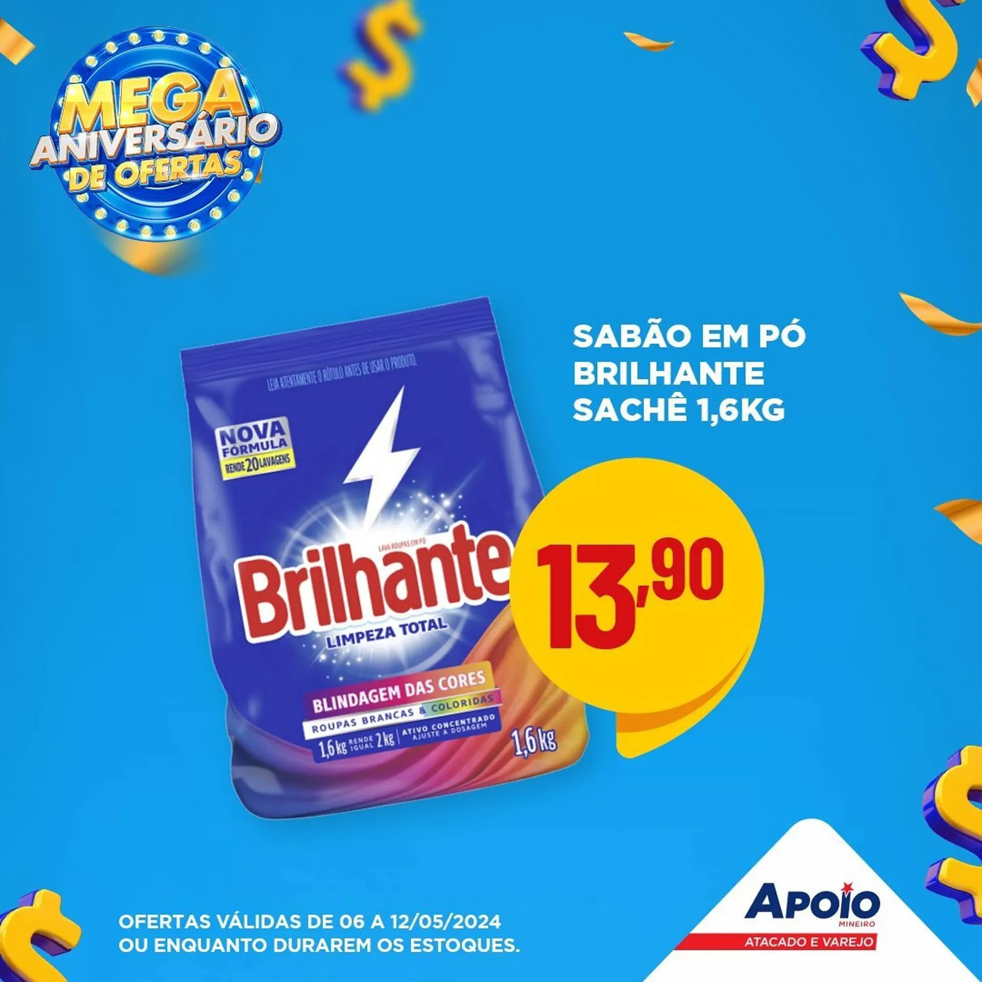 Encarte de Catálogo Apoio Mineiro 8 de maio até 12 de maio 2024 - Pagina 1