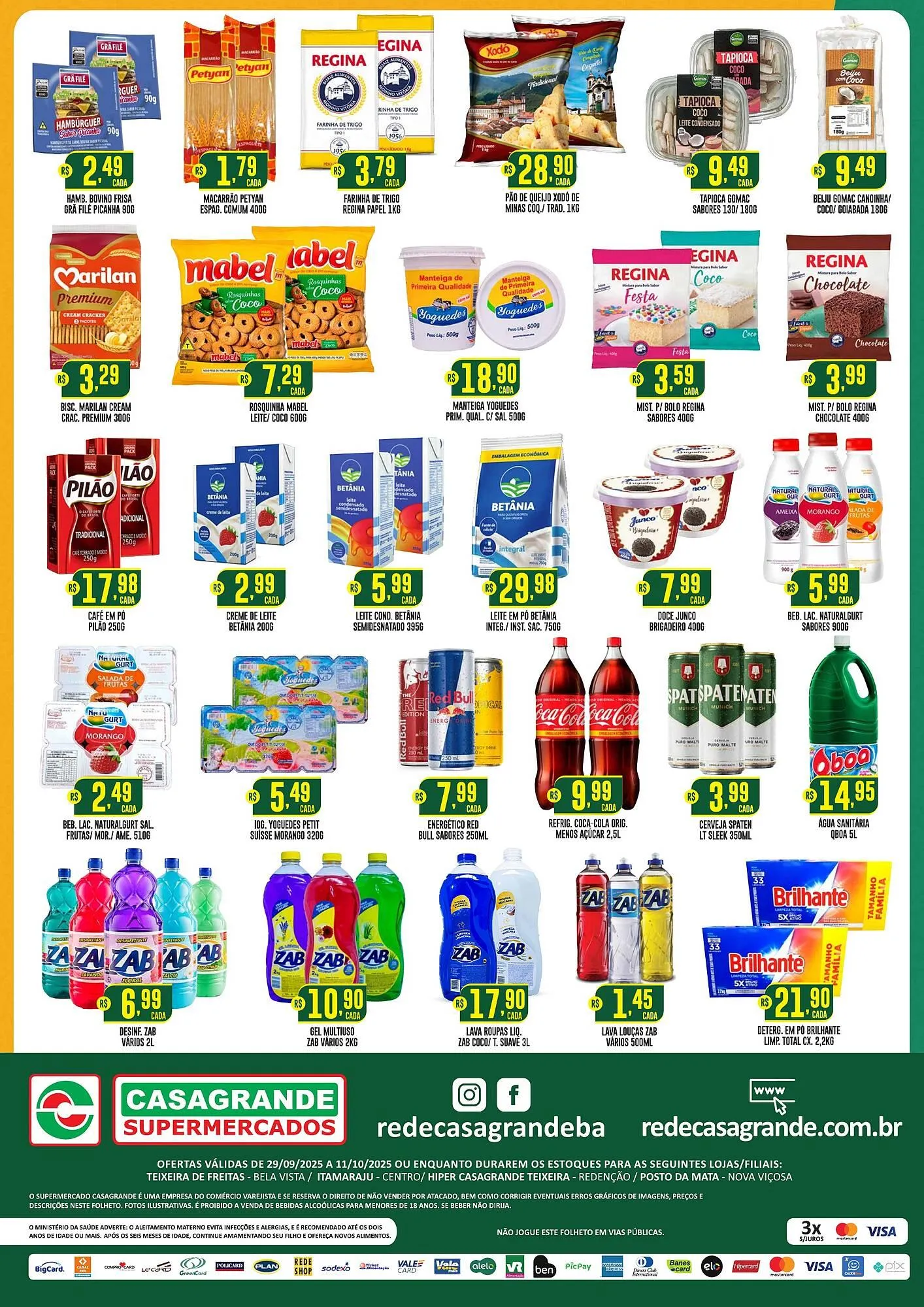 Encarte de Catálogo Casagrande Supermercados 29 de setembro até 12 de outubro 2025 - Pagina 2